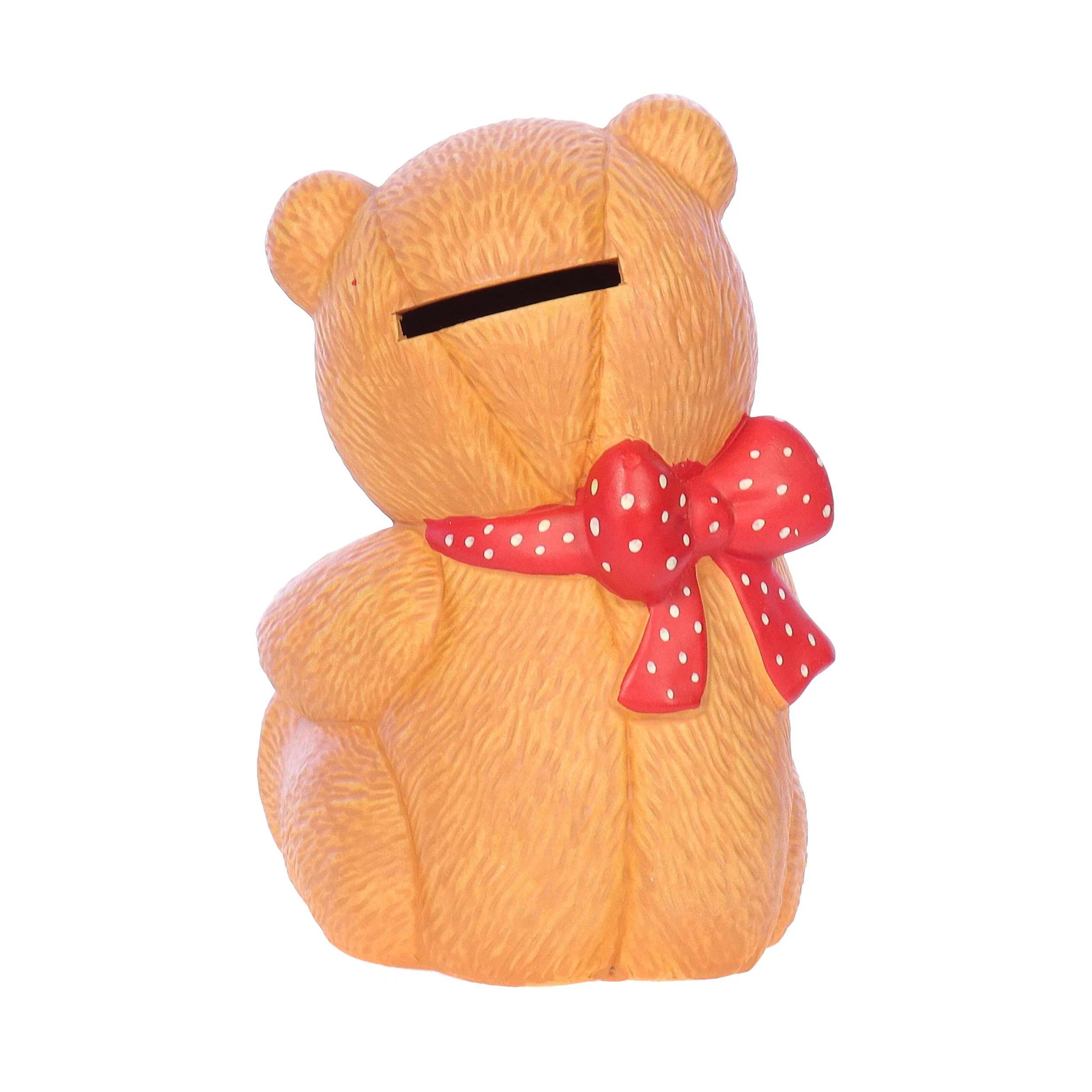 Lucy and Me Vintage 1984 Porcelain Figurine Mommy Bear with Baby Coin Bank - Image 5