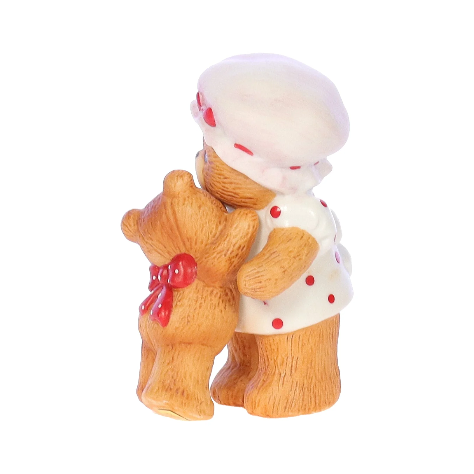 Lucy and Me Vintage 1980 Porcelain Figurine Mother Bear Hugging Baby - Image 4