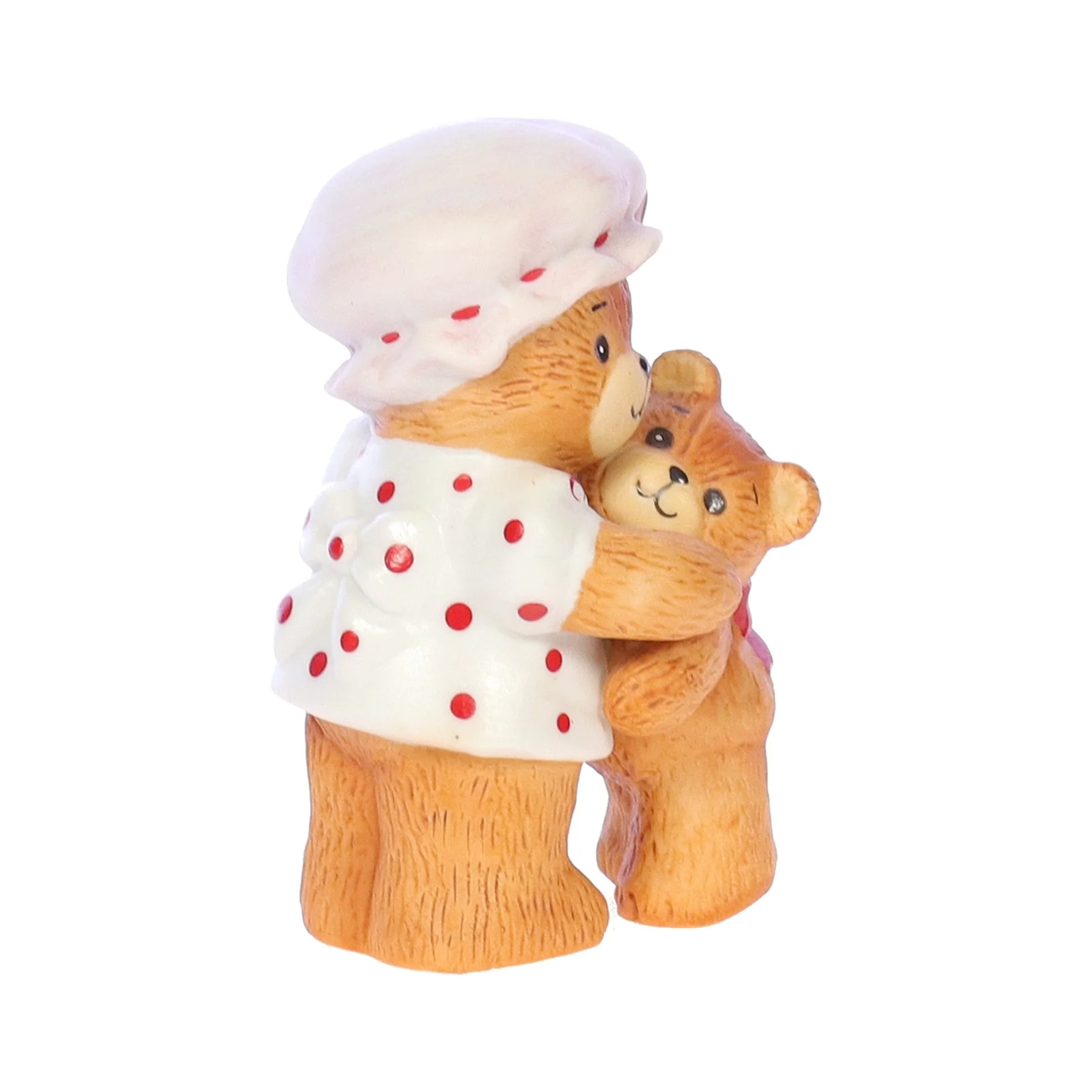 Lucy and Me Vintage 1980 Porcelain Figurine Mother Bear Hugging Baby - Image 8