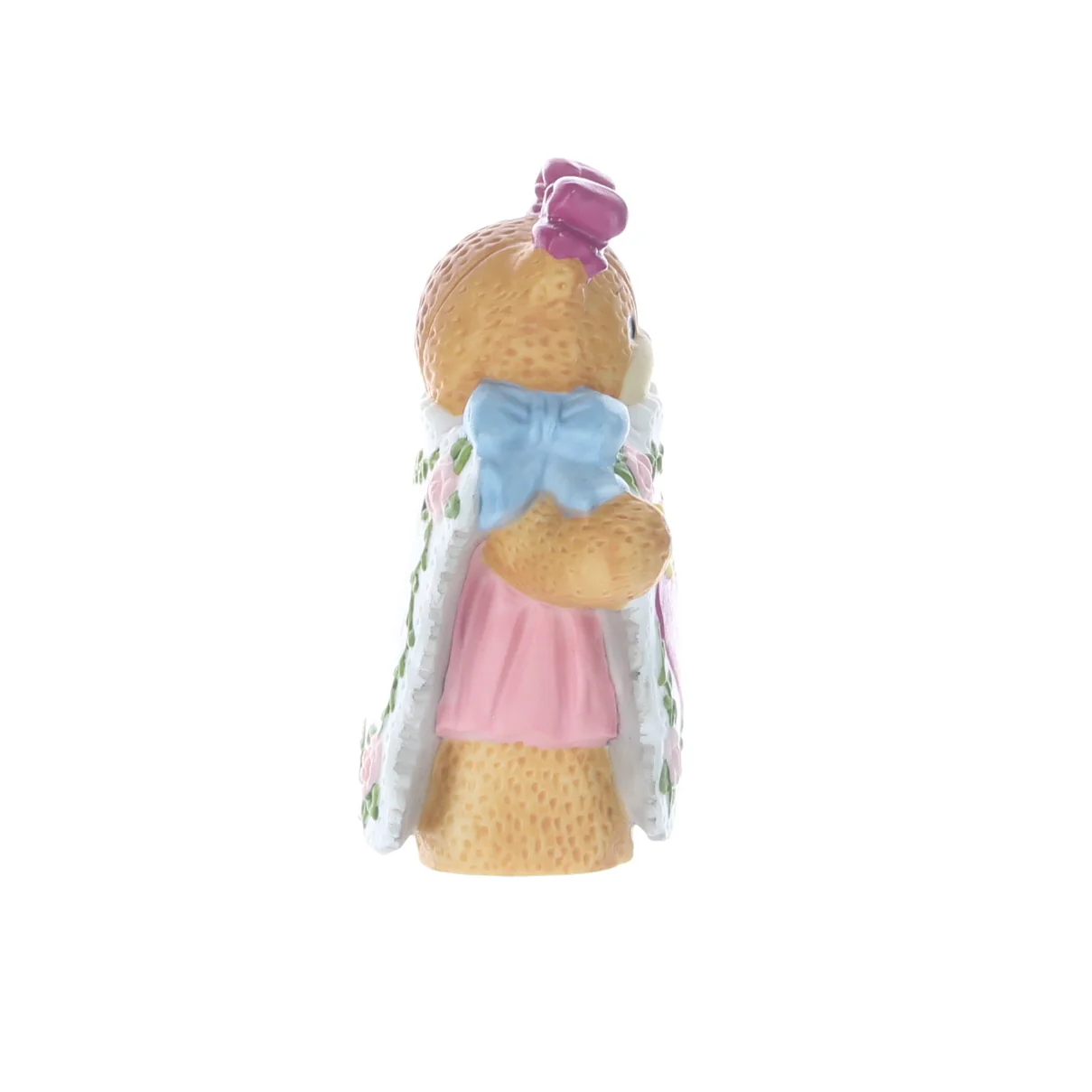 Lucy and Me Vintage 1991 Porcelain Figurine Valentine Heart Sandwich Board Bear - Image 7