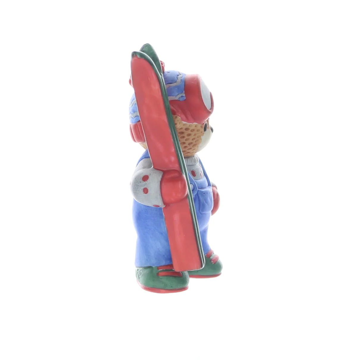 Lucy and Me Vintage 1988 Porcelain Figurine Winter Bear with Skiis - Image 7