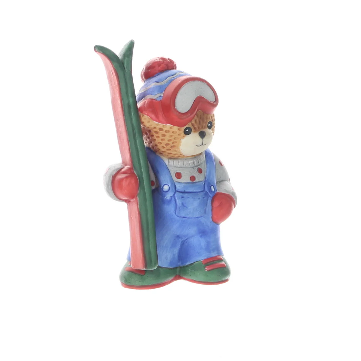 Lucy and Me Vintage 1988 Porcelain Figurine Winter Bear with Skiis - Image 8