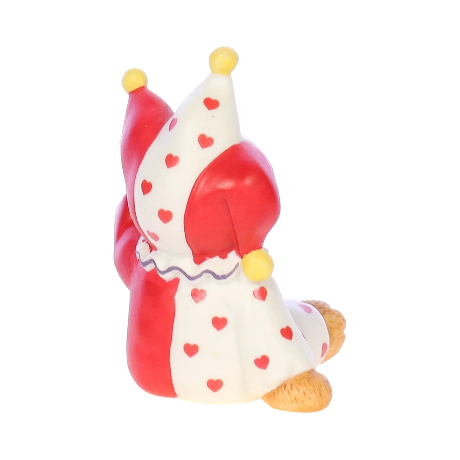 Lucy and Me Vintage 1984 Porcelain Figurine Valentine's Jester Bear - Image 6