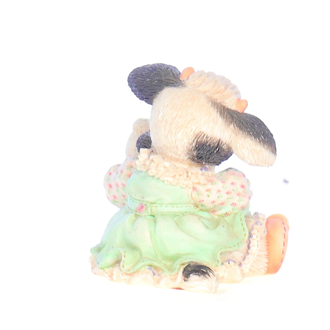 Marys Moo Moos Vintage Resin Easter Figurine 104906 An Eggspression Of Love 1994 - Image 6