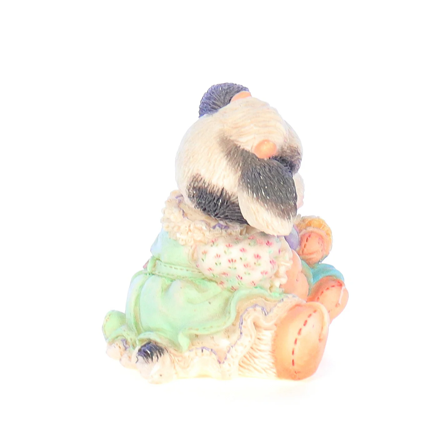 Marys Moo Moos Vintage Resin Easter Figurine 104906 An Eggspression Of Love 1994 - Image 7