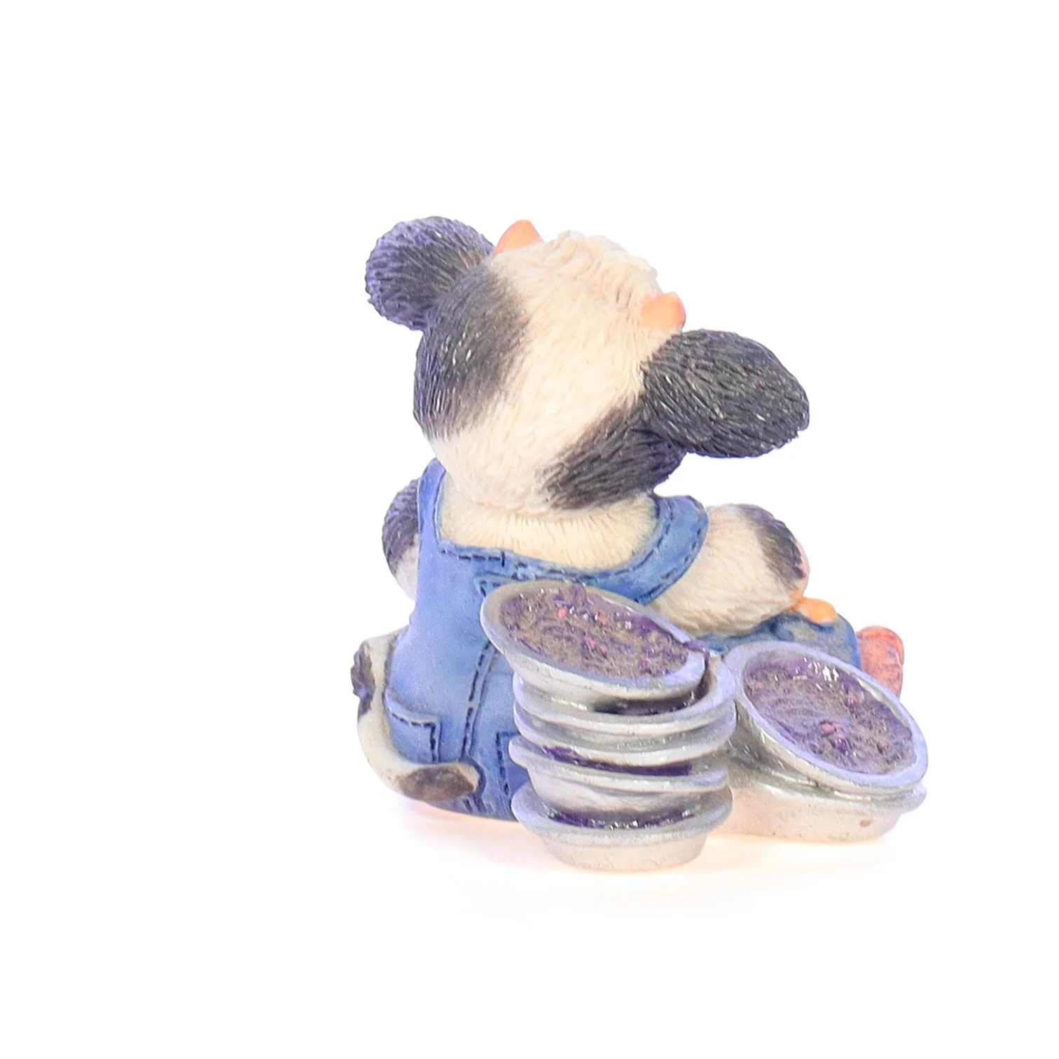 Marys Moo Moos Vintage Resin Aggriculture Figurine 125644 Cow Pies 1994 2.25" - Image 6