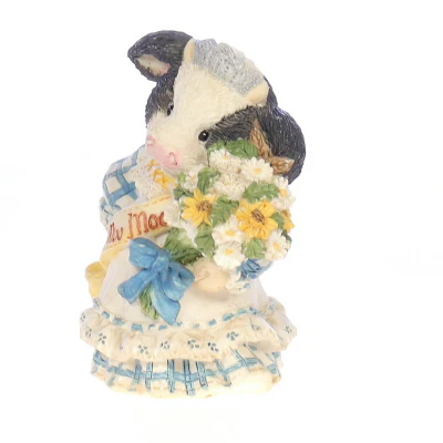 Marys Moo Moos Vintage Resin Spring Figurine 125652 Bovine Beauty 1994 3" - Image 2