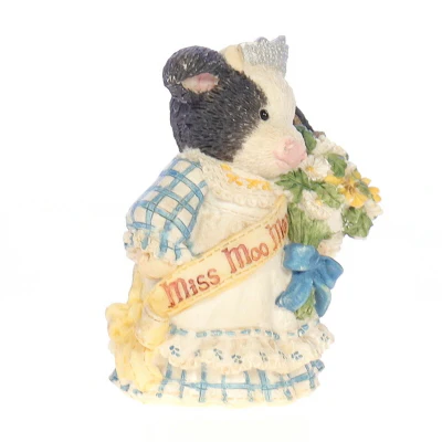 Marys Moo Moos Vintage Resin Spring Figurine 125652 Bovine Beauty 1994 3" - Image 8