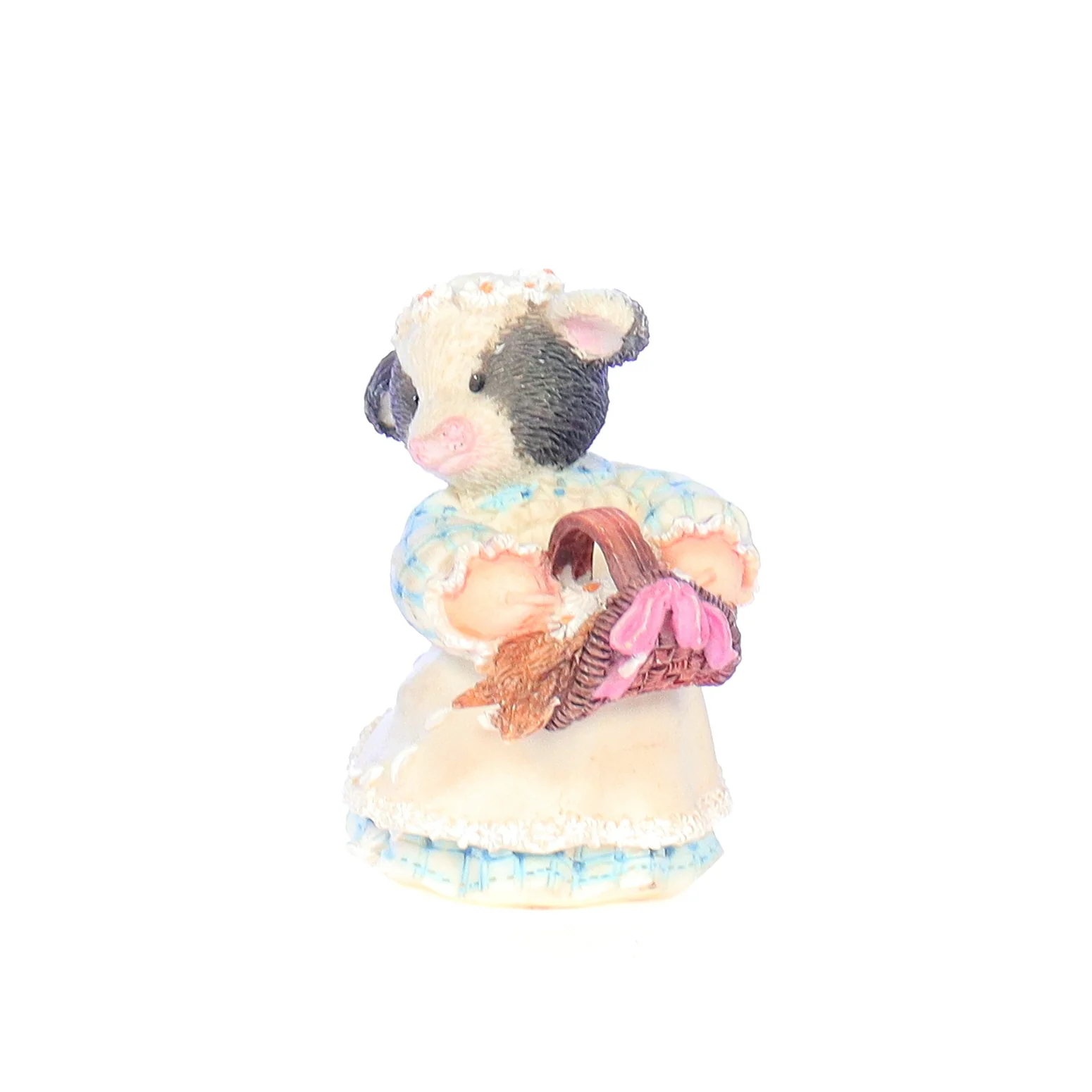 Marys Moo Moos Vintage Resin Wedding Figurine 167541 Flour Girl 1995 2.5" - Image 2