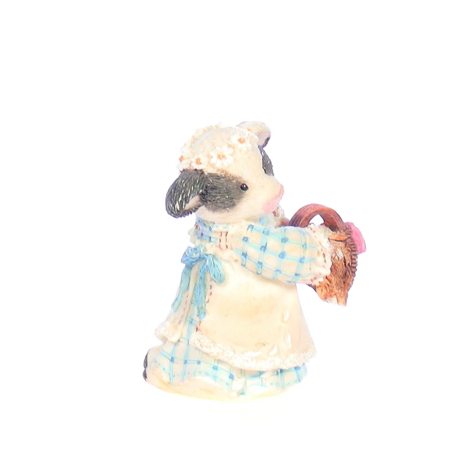 Marys Moo Moos Vintage Resin Wedding Figurine 167541 Flour Girl 1995 2.5" - Image 8
