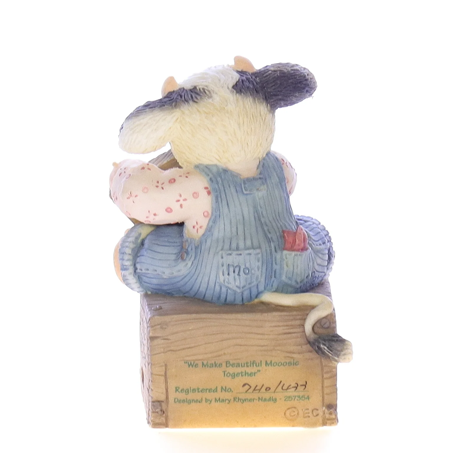Marys Moo Moos Vintage Resin Music Figurine 257354 3.5" - Image 5