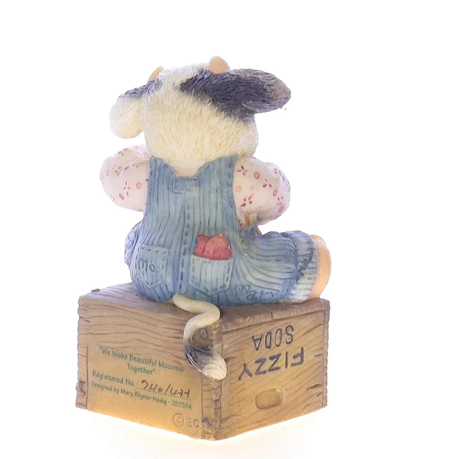 Marys Moo Moos Vintage Resin Music Figurine 257354 3.5" - Image 6