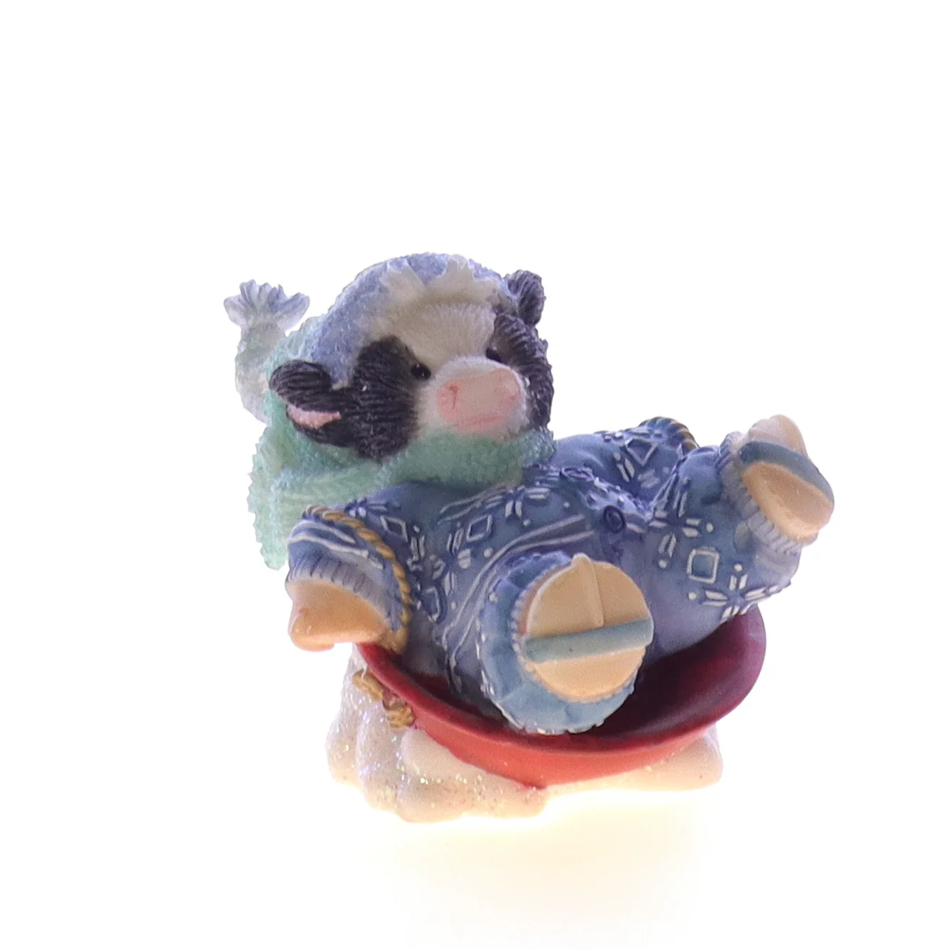 Marys Moo Moos Vintage Resin Christmas Figurine 372757 Having A Moo-velouse Time - Image 2
