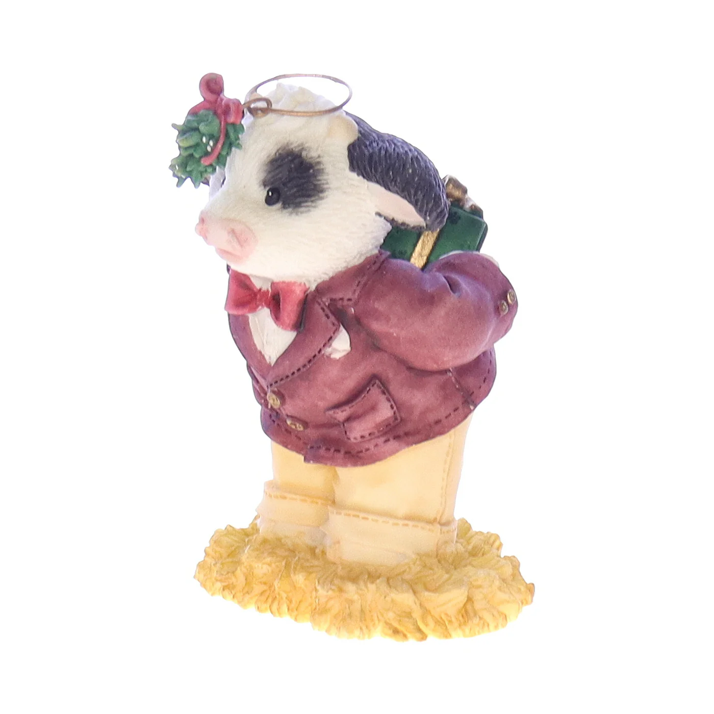 Marys Moo Moos Vintage Resin Christmas Figurine 480959 1999 3" - Image 2
