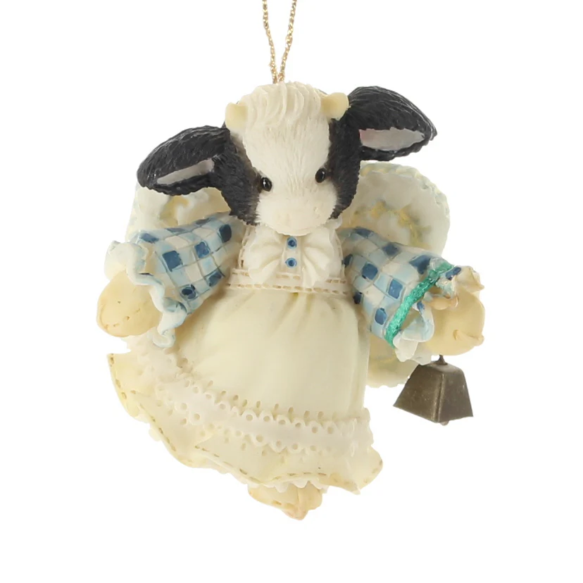 Angel with Cowbell Ornament