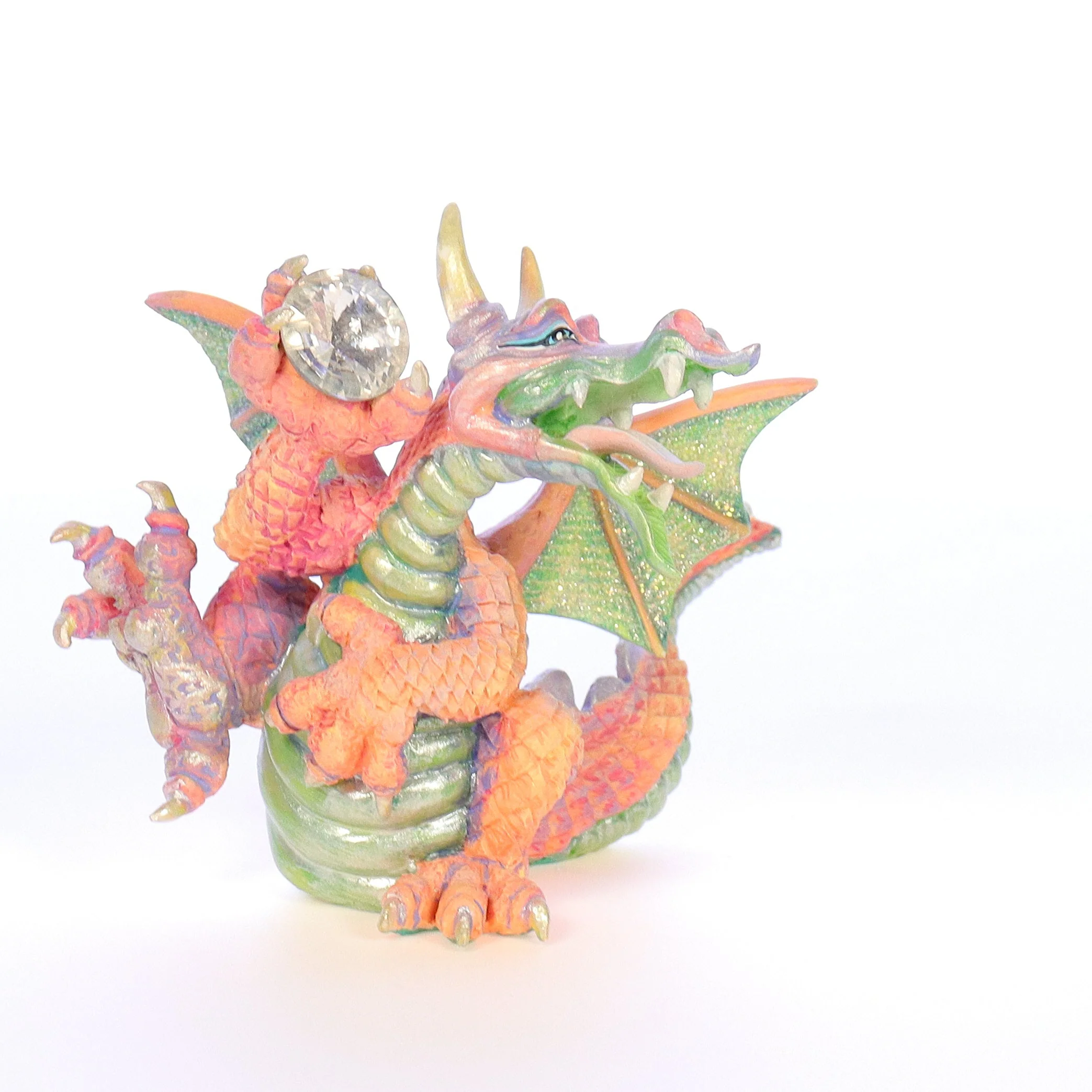 Mood Dragons Vintage 1998 Resin Figurine Cocky QCP2674 - Image 8
