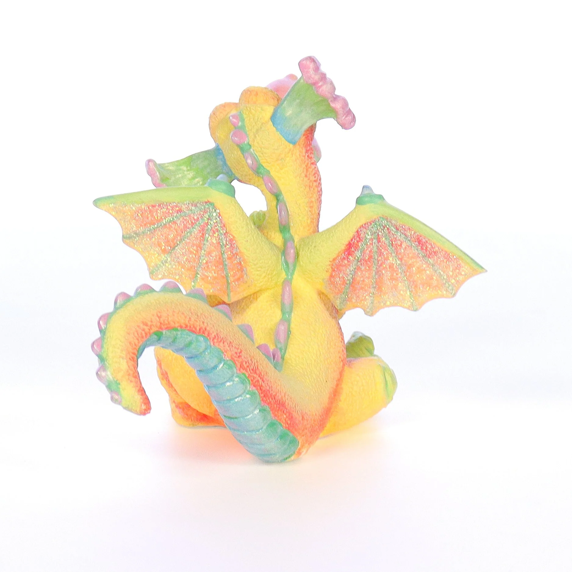 Mood Dragons Vintage 1998 Resin Figurine Happy XWR4473 - Image 5