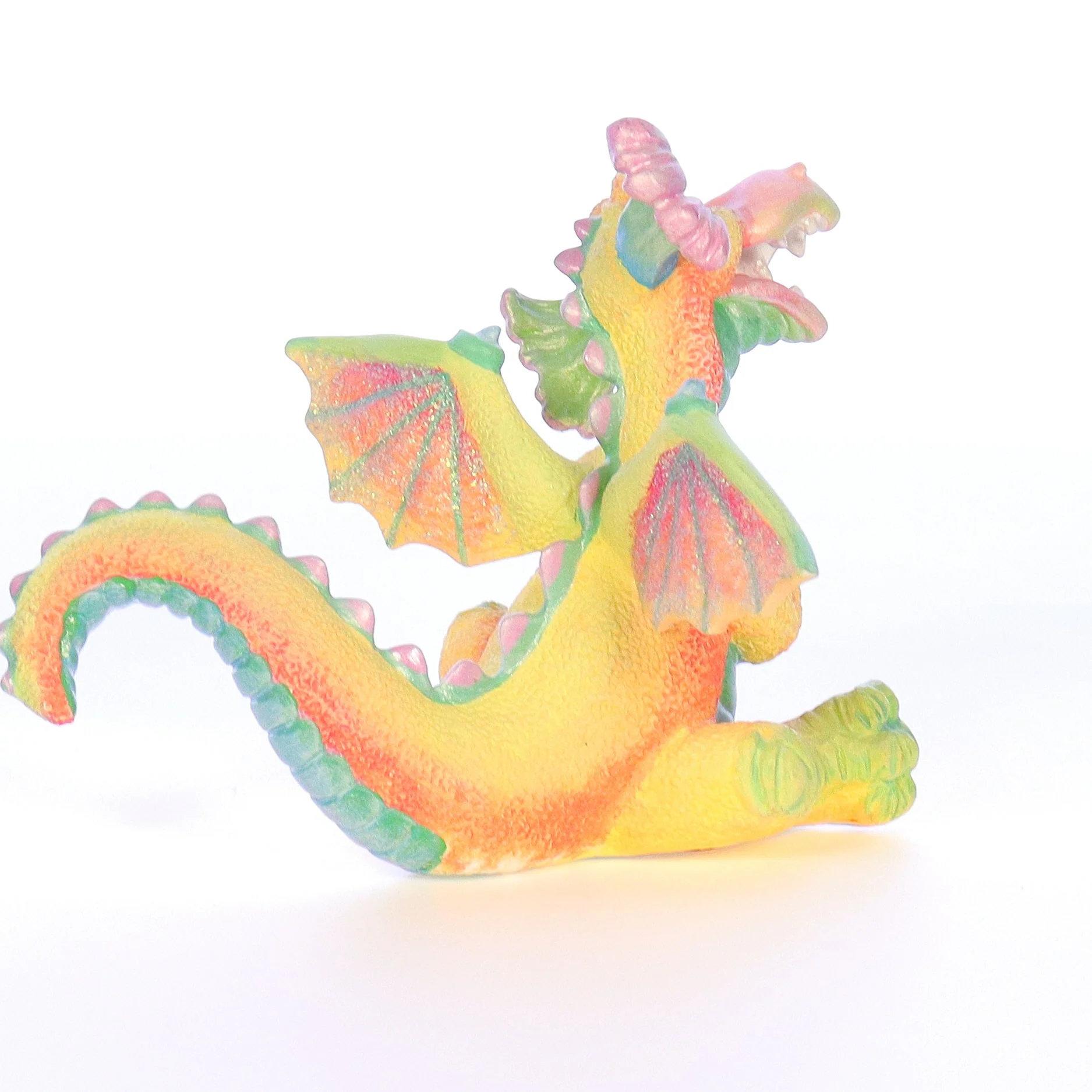 Mood Dragons Vintage 1998 Resin Figurine Happy XWR4473 - Image 6