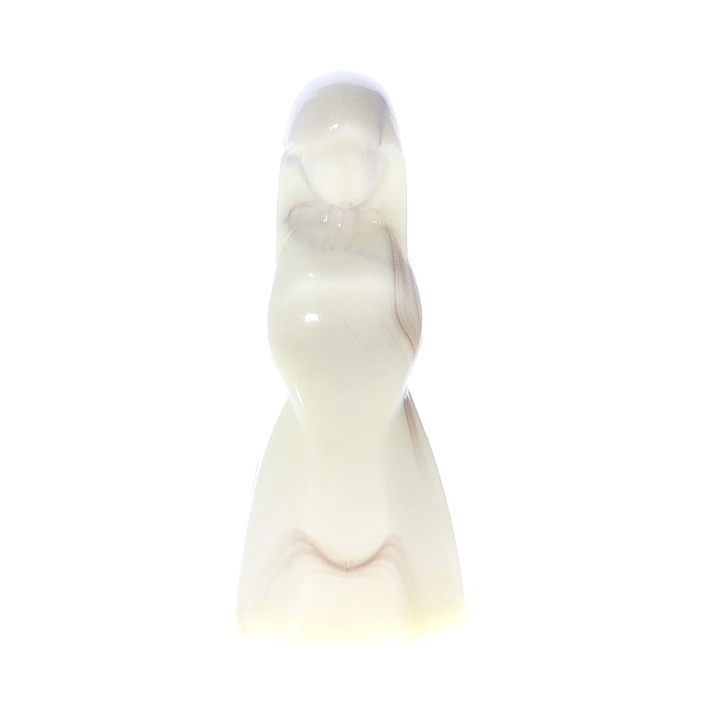 Mosser Glass Vintage 1980 4 Inch Glass Figurine Jenny Cameo-Bronze