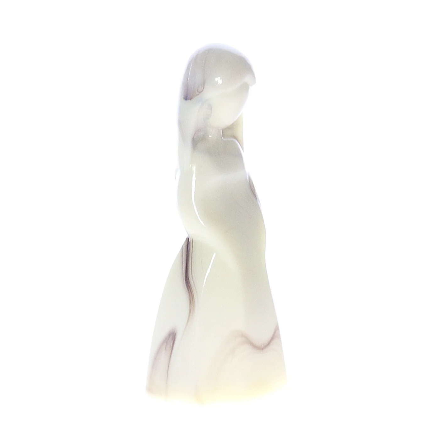 Mosser Glass Vintage 1980 4 Inch Glass Figurine Jenny Cameo-Bronze - Image 8