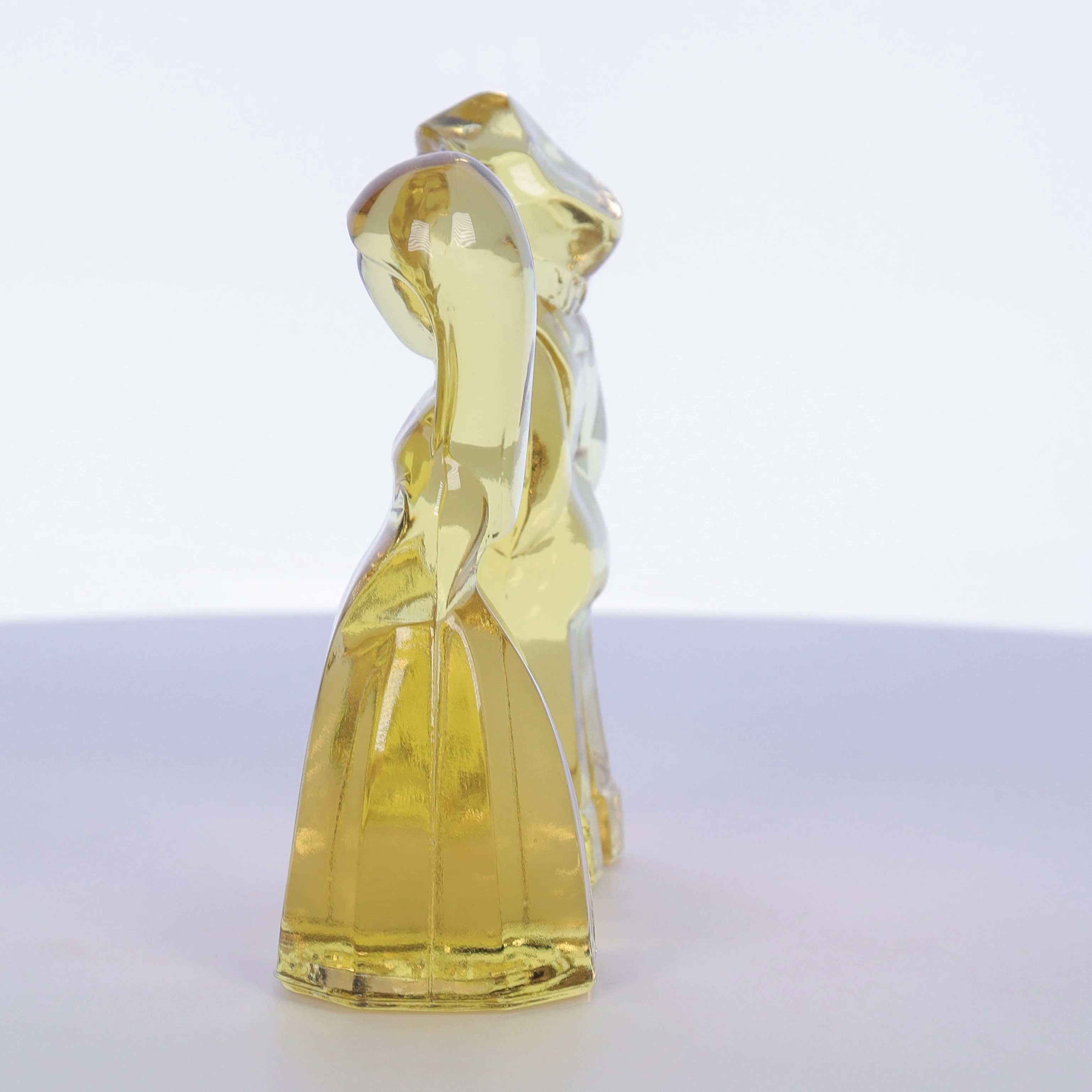 Mosser Glass Vintage 1980s 4 Inch Glass Figurines Josh Jenny Lemon - Image 3