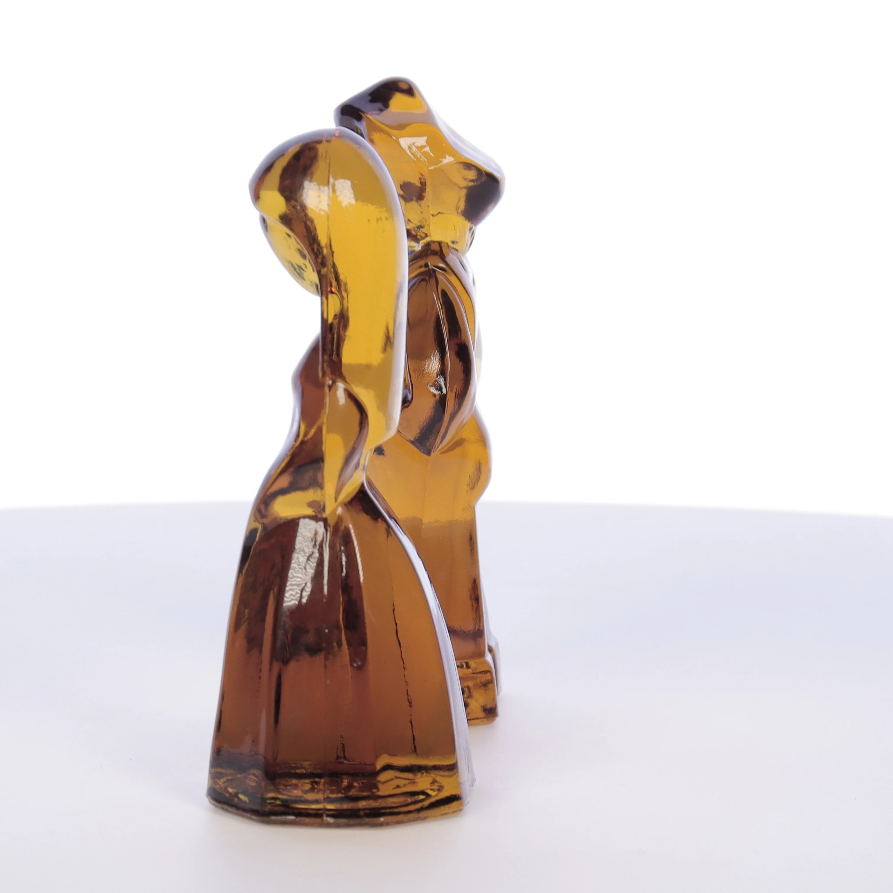 Mosser Glass Vintage 1980s 4 Inch Glass Figurines Josh Jenny Marigold - Image 3
