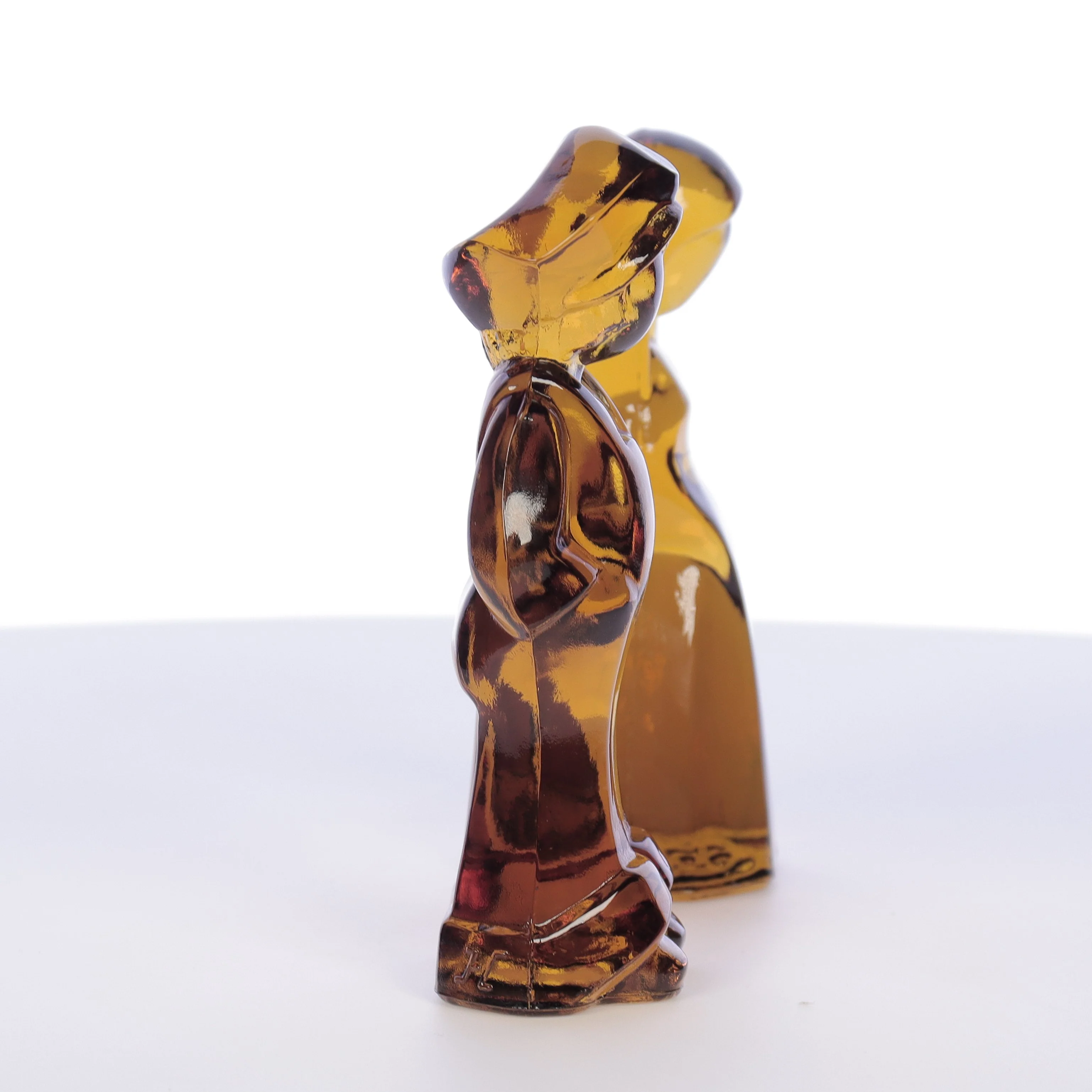Mosser Glass Vintage 1980s 4 Inch Glass Figurines Josh Jenny Marigold - Image 7