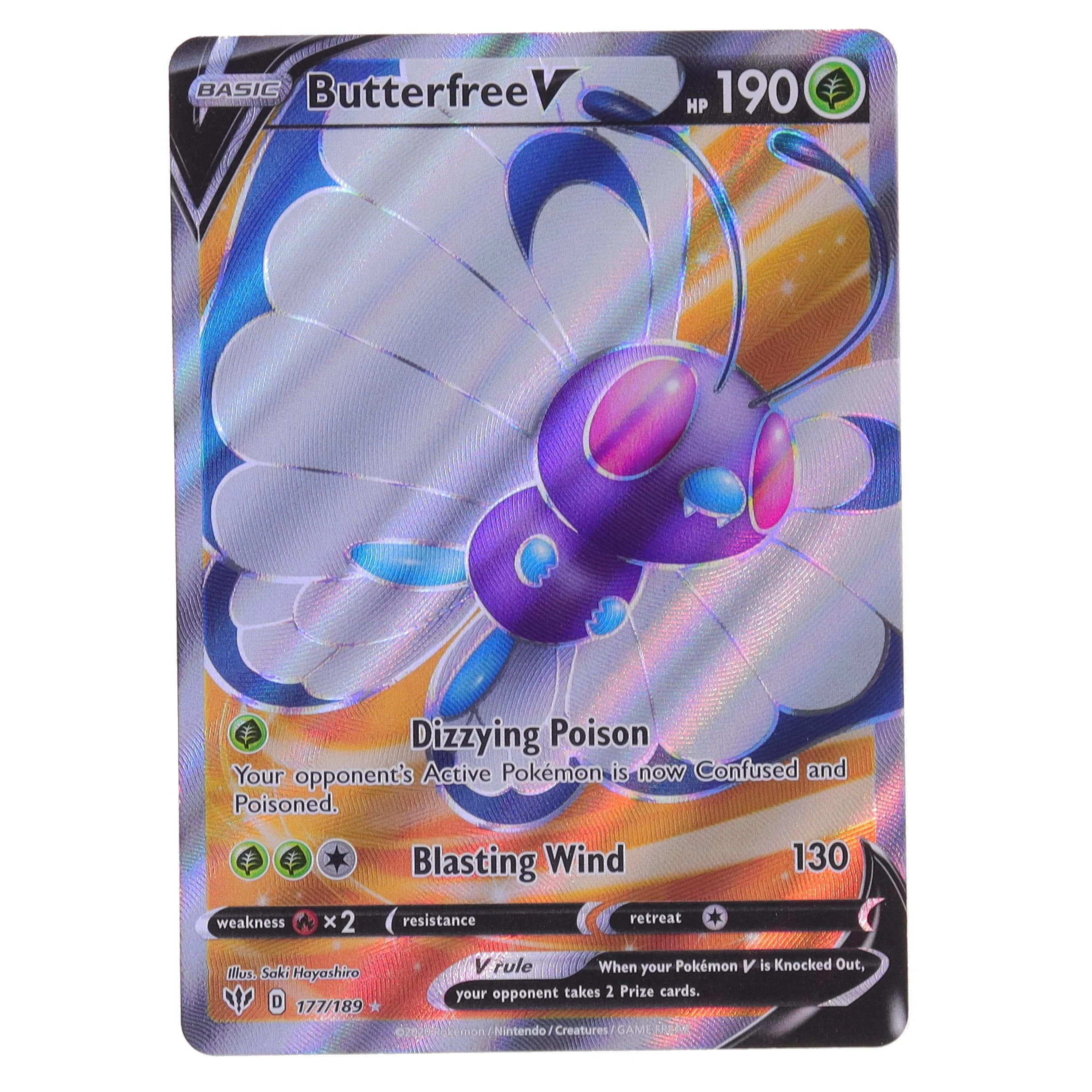 Butterfree V | (Full Art Ultra Rare : Darkness Ablaze #177)
