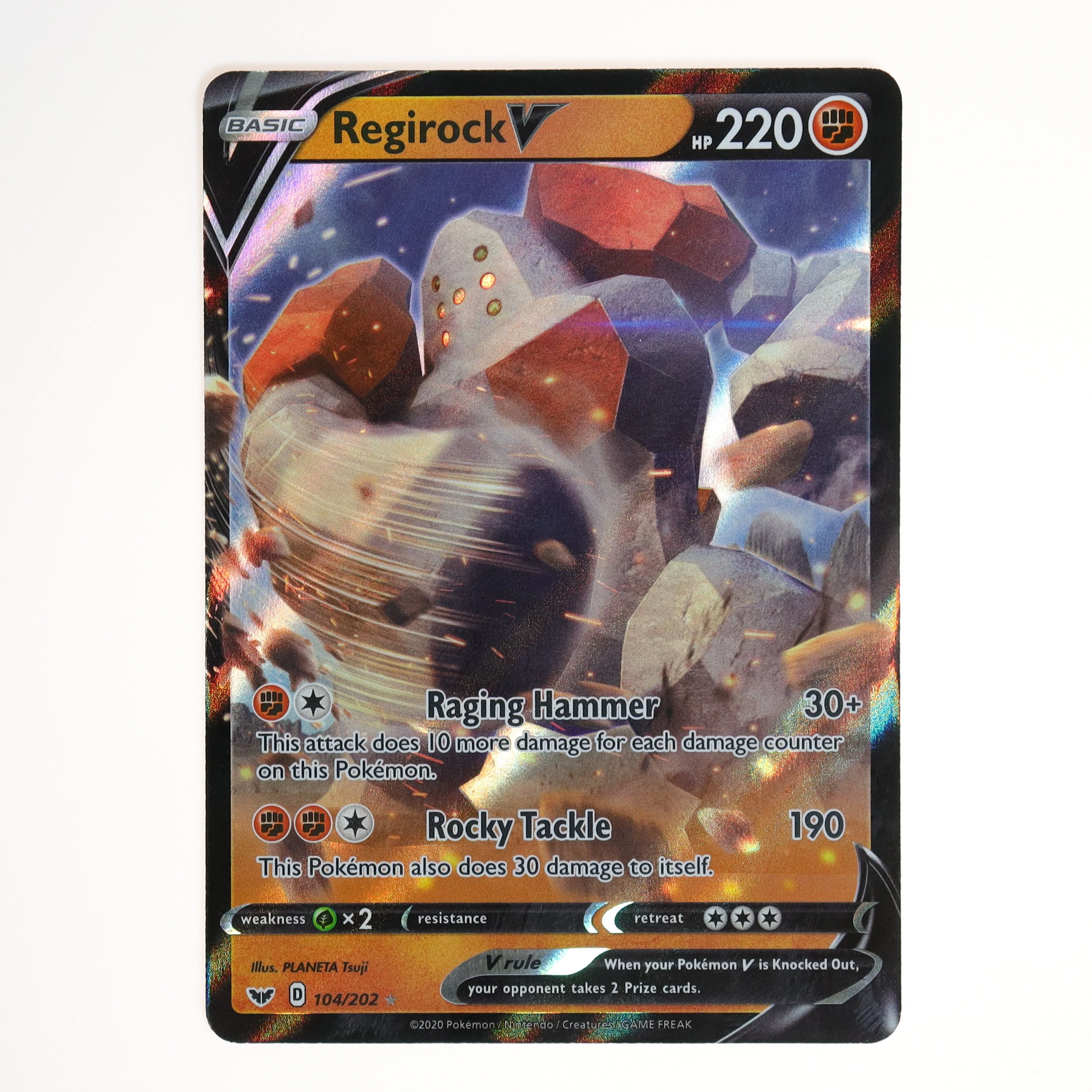 Regirock V | (Ultra Rare : Sword and Shield #104)