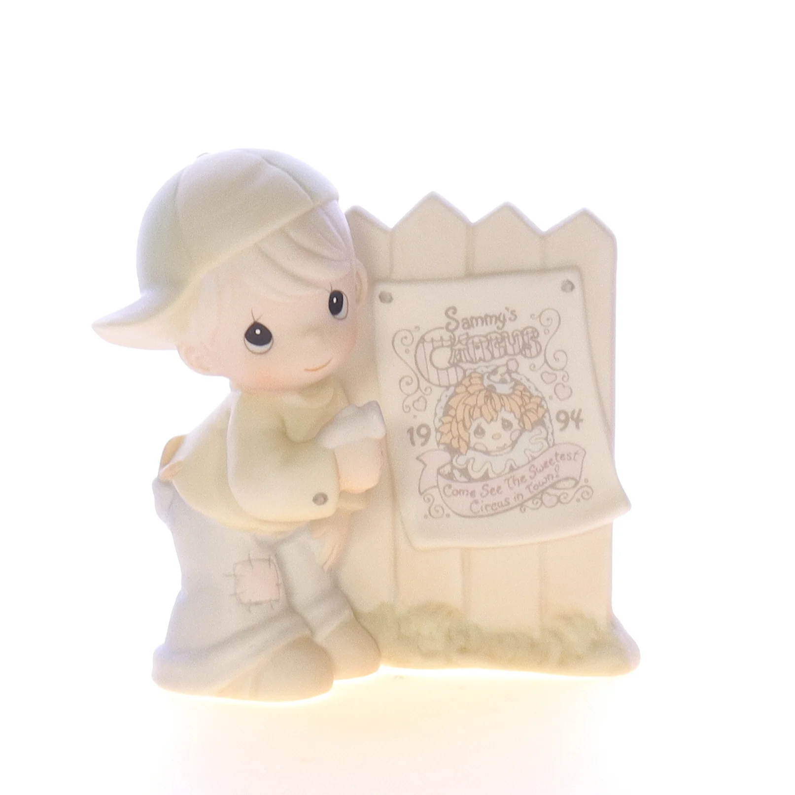 Precious Moments Vintage Porcelain Circus Figurine 529222 Sammy 1993 3.25"