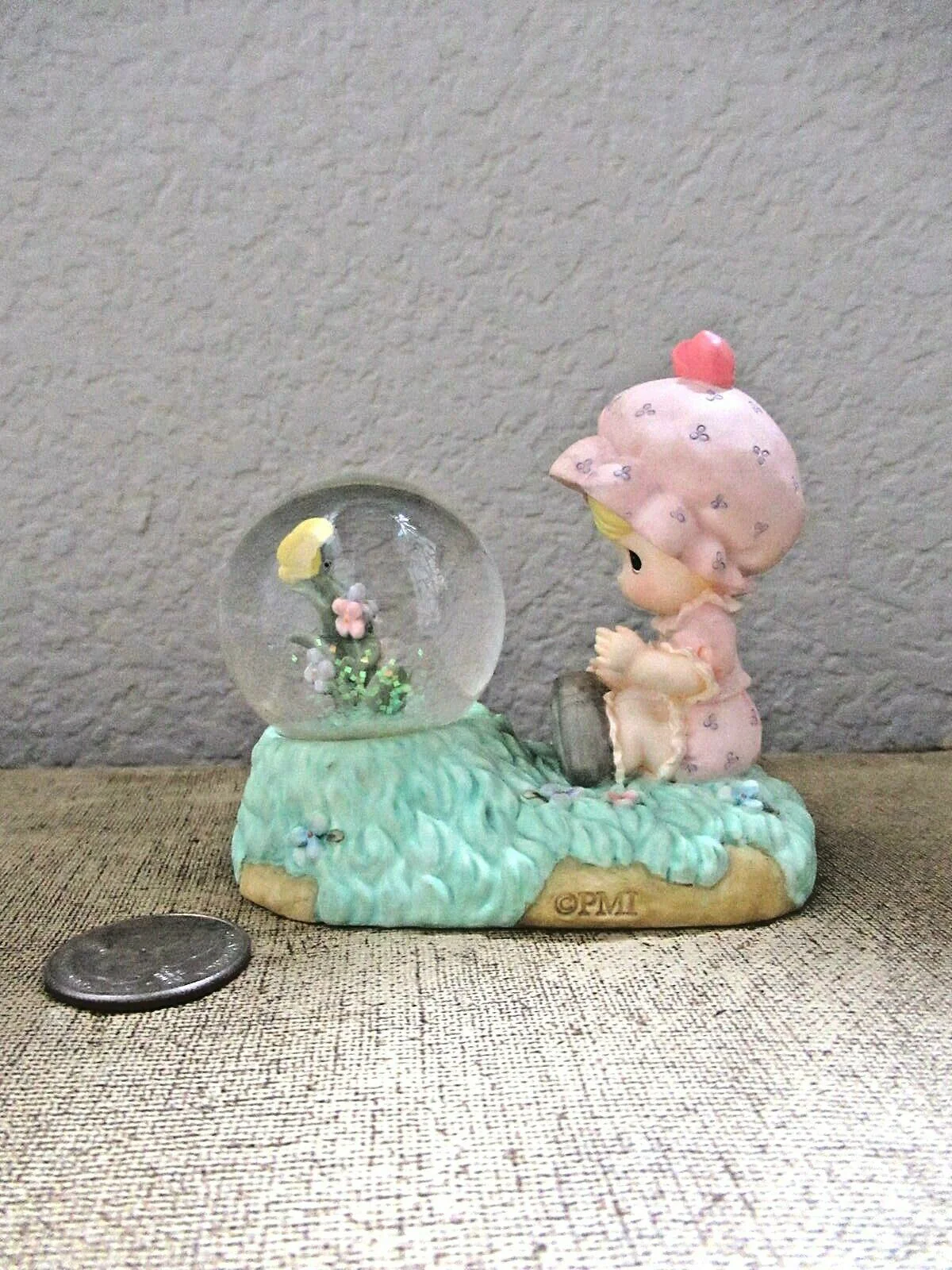 Precious Moments by Enesco Snow Globe Precious Girl w/ Spring Flower Collectible - Image 5
