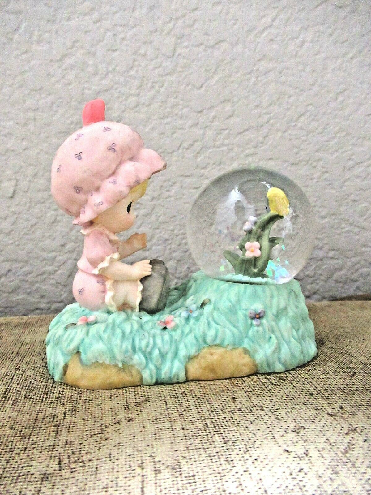 Precious Moments by Enesco Snow Globe Precious Girl w/ Spring Flower Collectible - Image 6