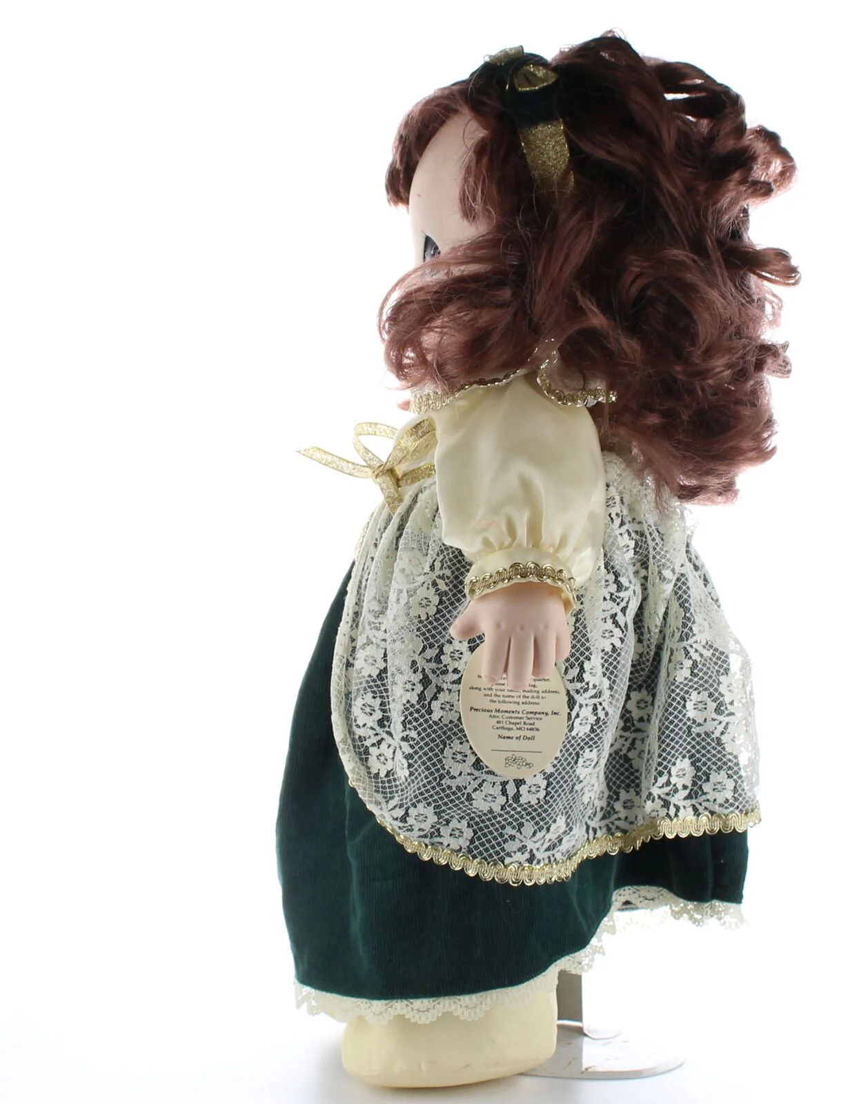 Precious Moments Doll Collection Amway Exclusive Katherine #1111 Christmas Dress - Image 3