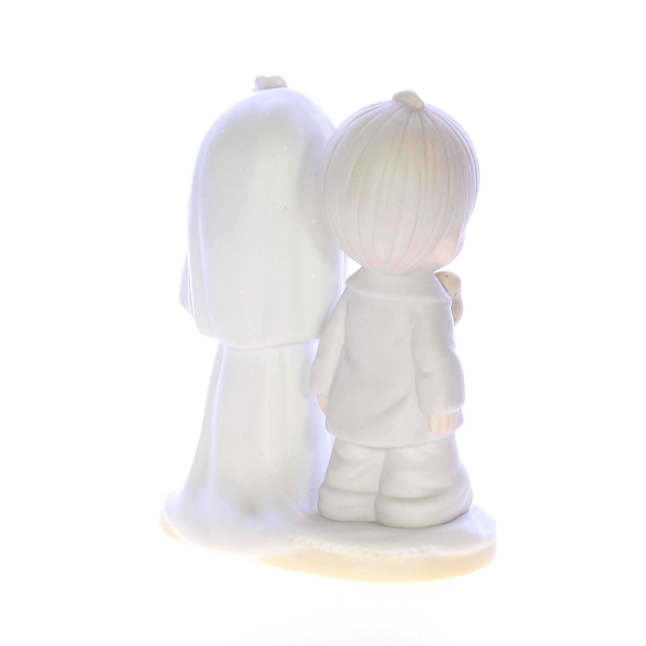 Precious Moments Vintage Porcelain Wedding Figurine E-3114 1979 5.5" - Image 6