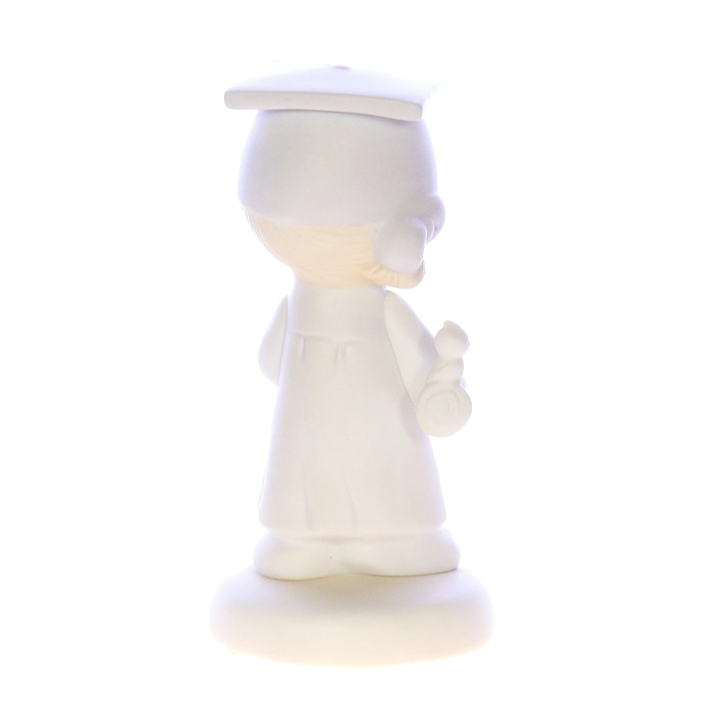 Precious Moments Vintage Porcelain Graduation Figurine E-4721 1980 5.25" - Image 6