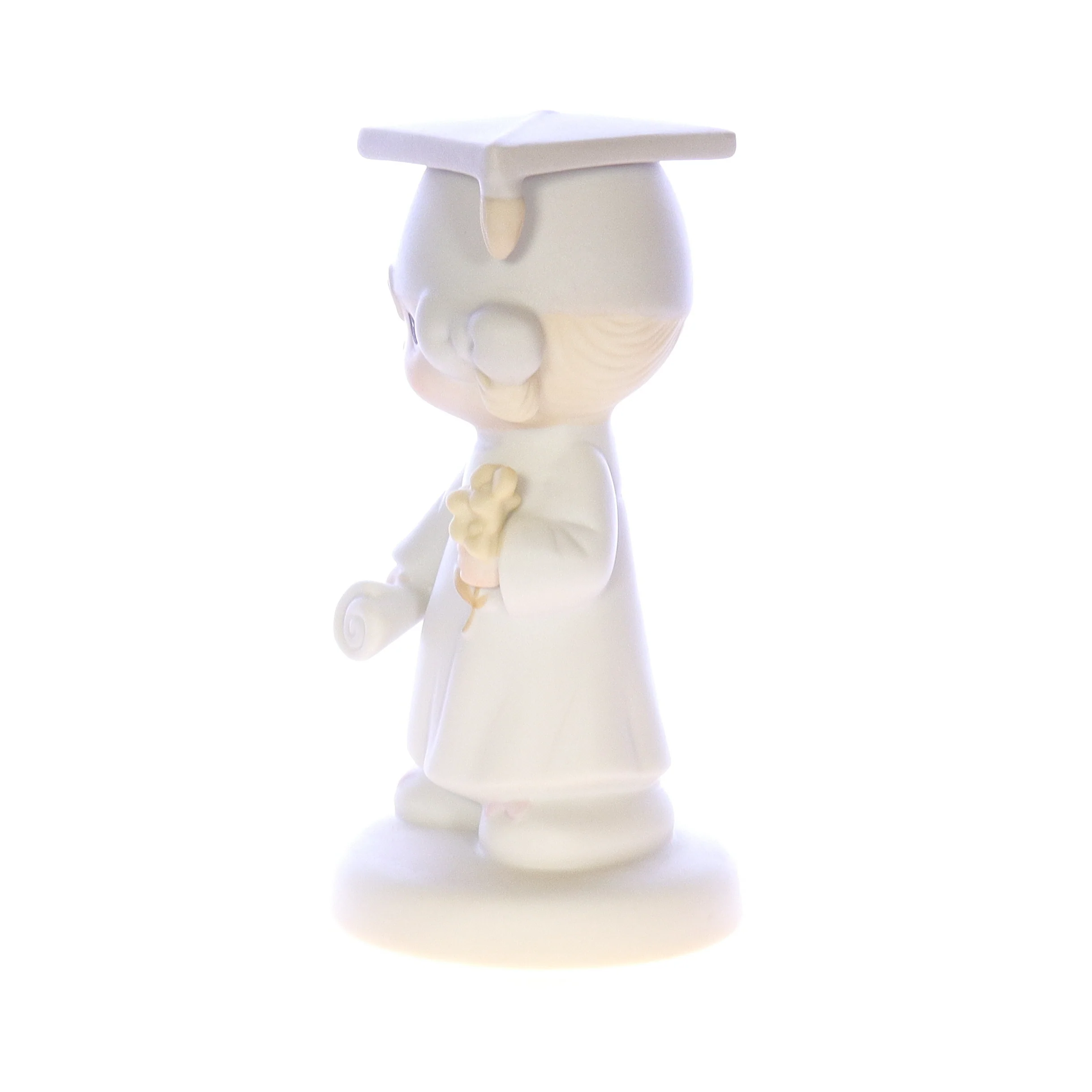 Precious Moments Vintage Porcelain Graduation Figurine E-4721 1980 5.25" - Image 3