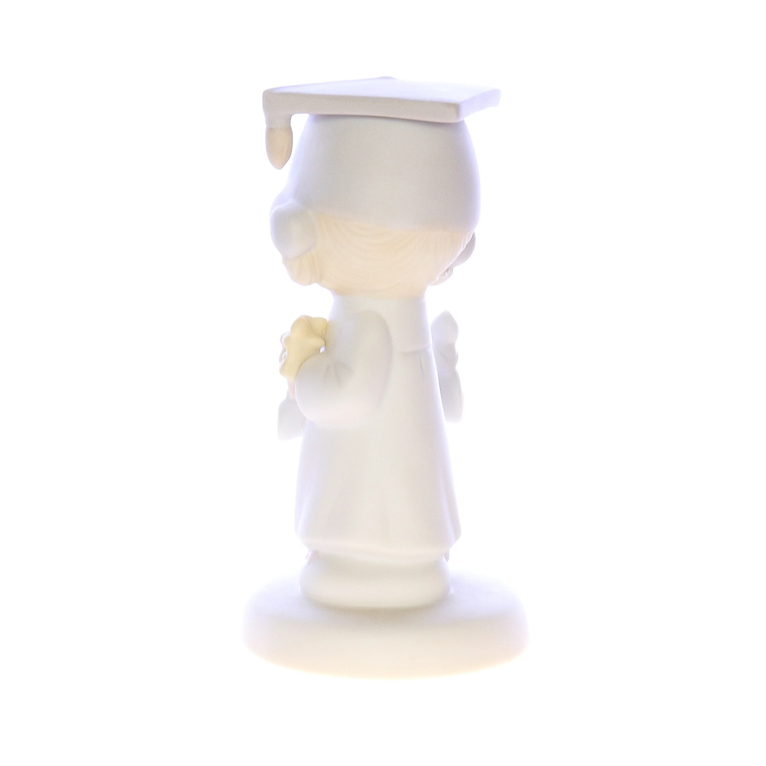 Precious Moments Vintage Porcelain Graduation Figurine E-4721 1980 5.25" - Image 4