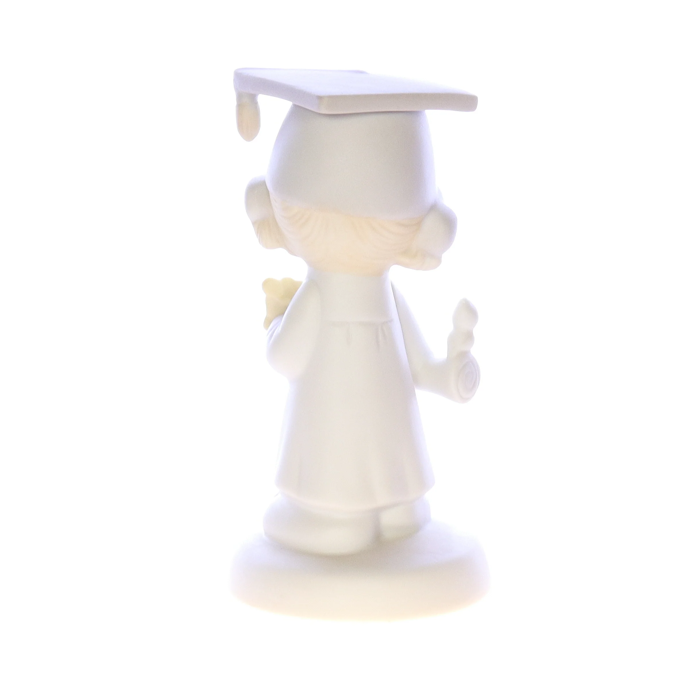 Precious Moments Vintage Porcelain Graduation Figurine E-4721 1980 5.25" - Image 5