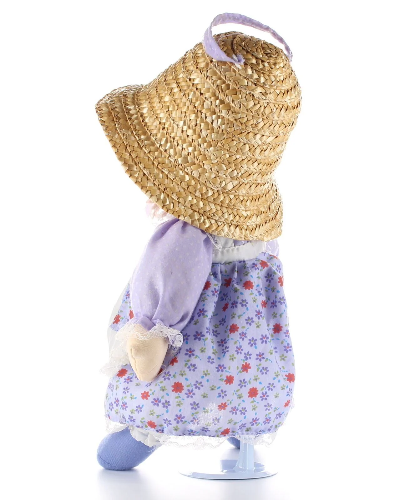 Precious Moments Plush Doll w/ Purple Spring Easter Dress & Sun Hat Door Hanging - Image 4