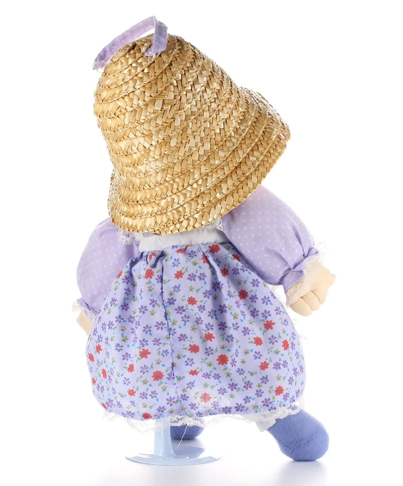 Precious Moments Plush Doll w/ Purple Spring Easter Dress & Sun Hat Door Hanging - Image 6
