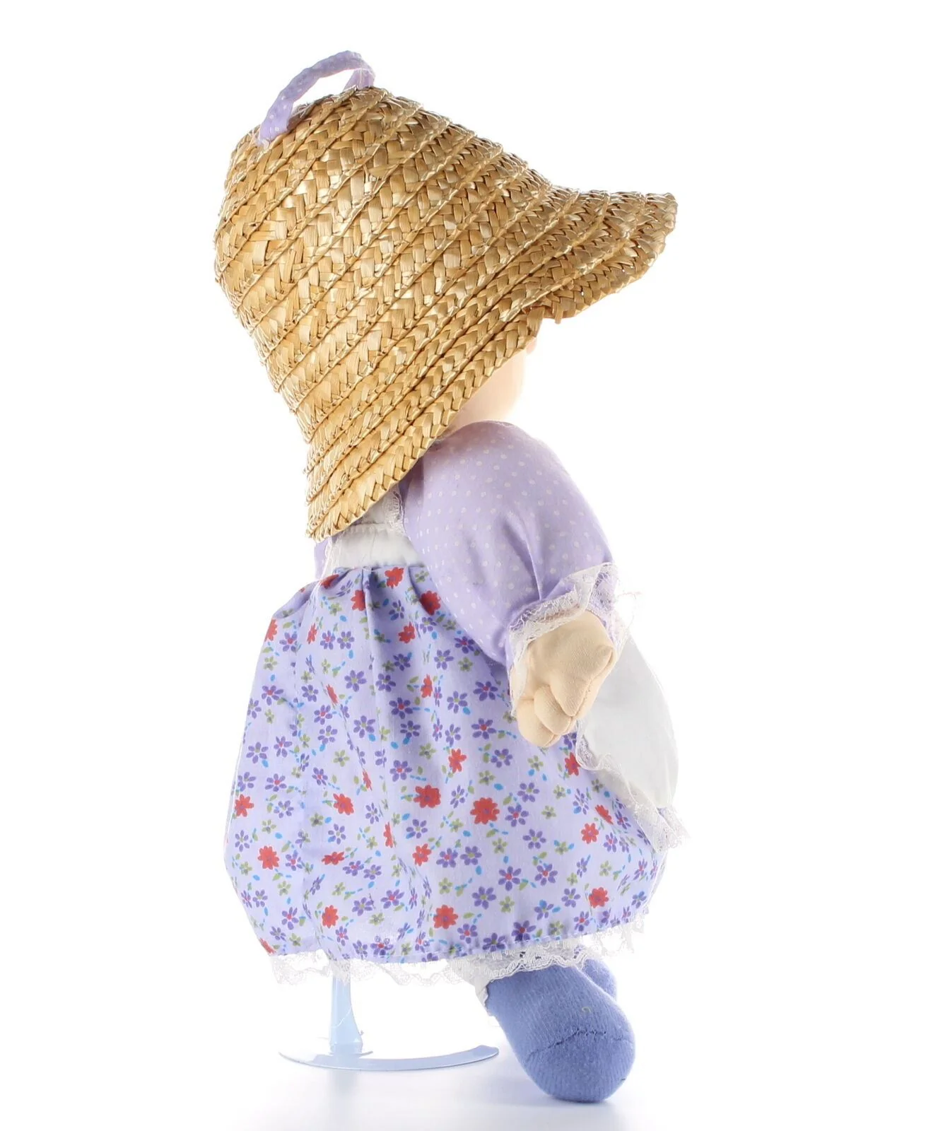 Precious Moments Plush Doll w/ Purple Spring Easter Dress & Sun Hat Door Hanging - Image 7
