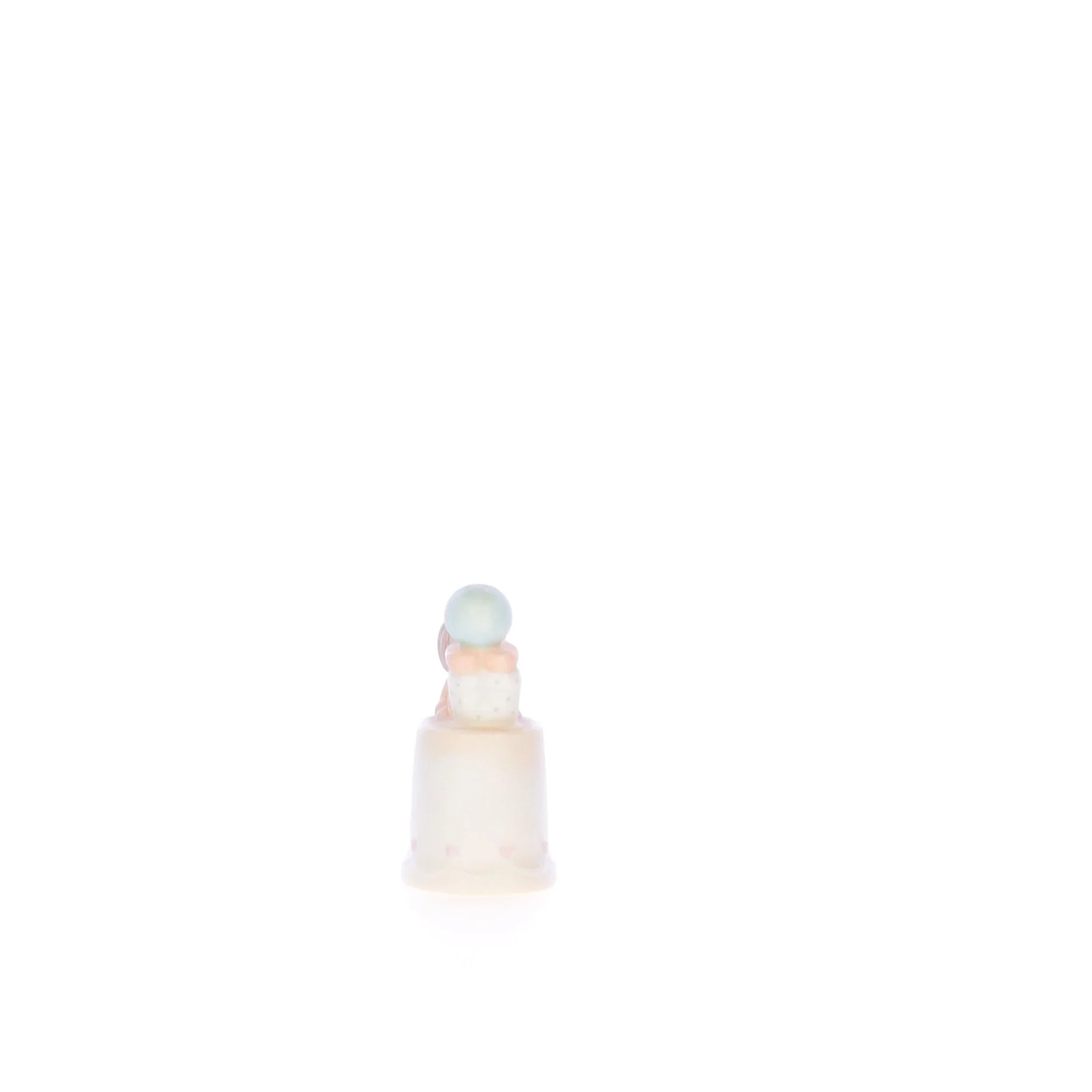 Precious Moments Vintage 1986 Porcelain Figurine Clown with Ball Thimble 100668 - Image 7