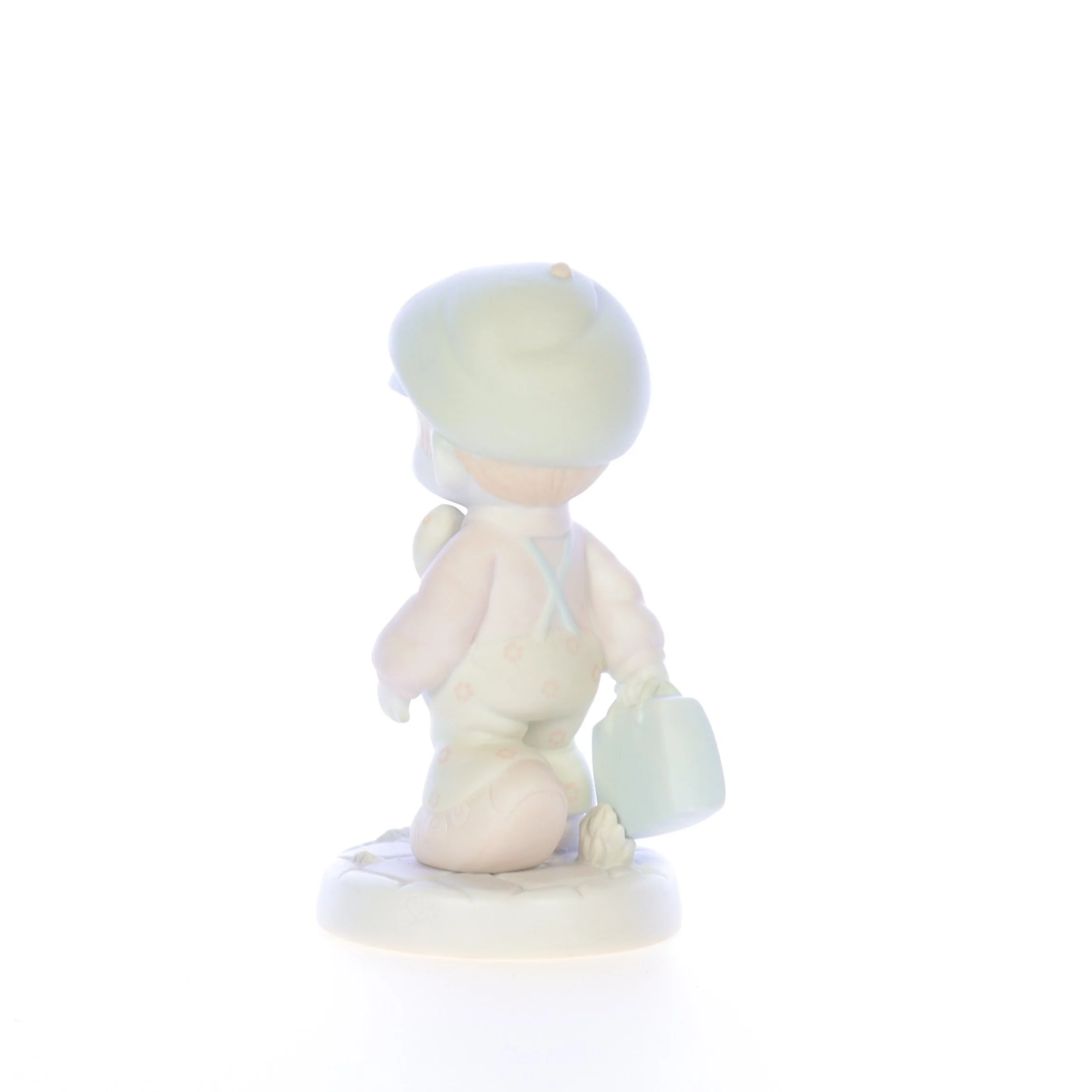 Precious Moments Vintage 1987 Porcelain Figurine Lord Help Me Make The Grade - Image 4
