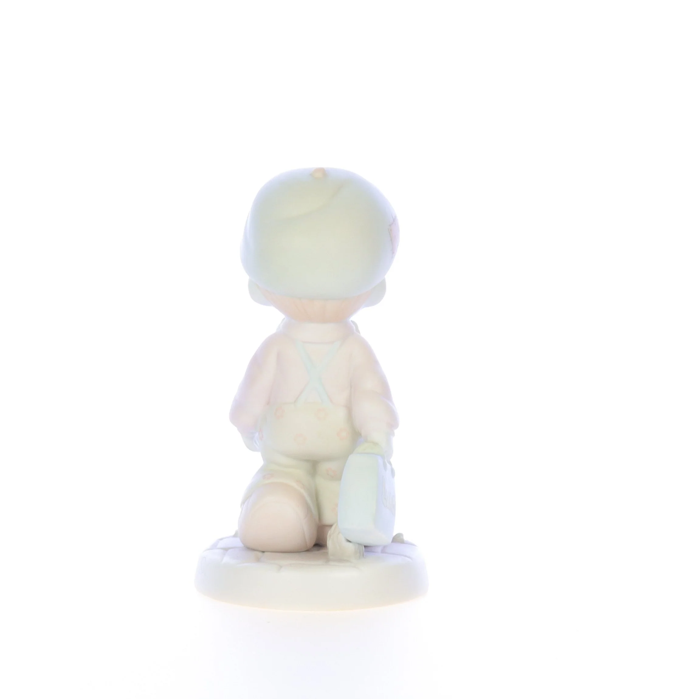 Precious Moments Vintage 1987 Porcelain Figurine Lord Help Me Make The Grade - Image 5