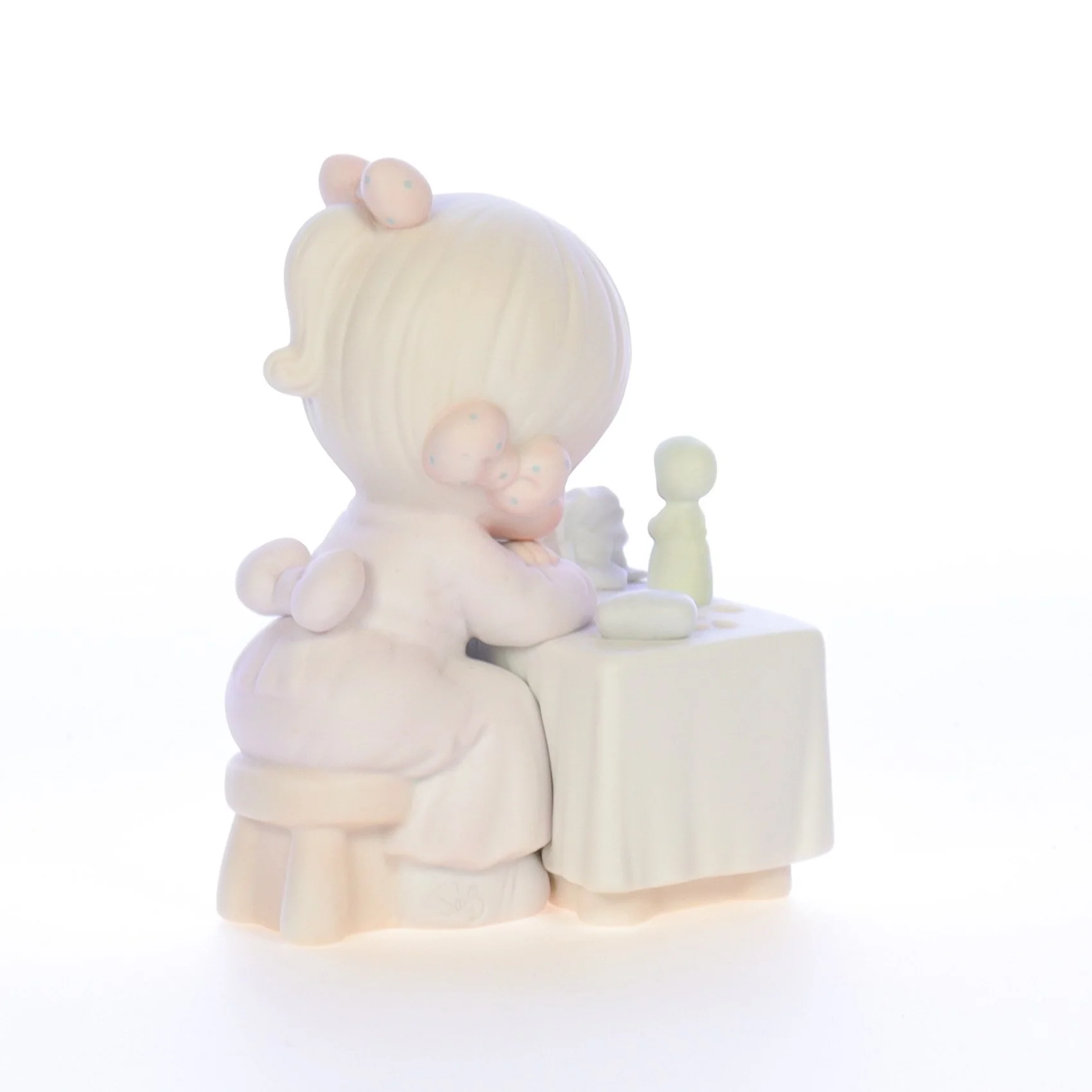 Precious Moments Vintage 1989 Porcelain Figurine My Happiness C0010 - Image 5