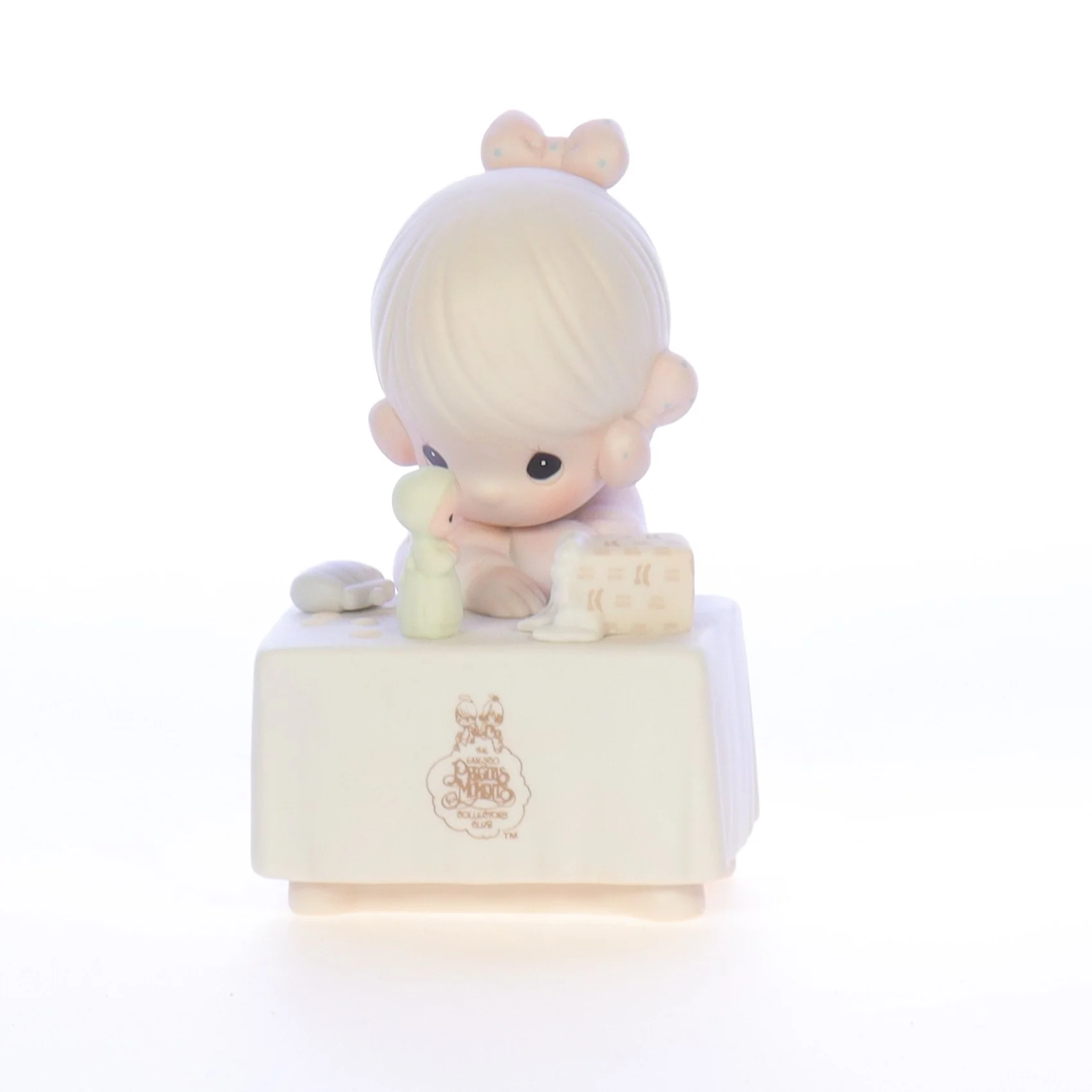 Precious Moments Vintage 1989 Porcelain Figurine My Happiness C0010 - Image 8