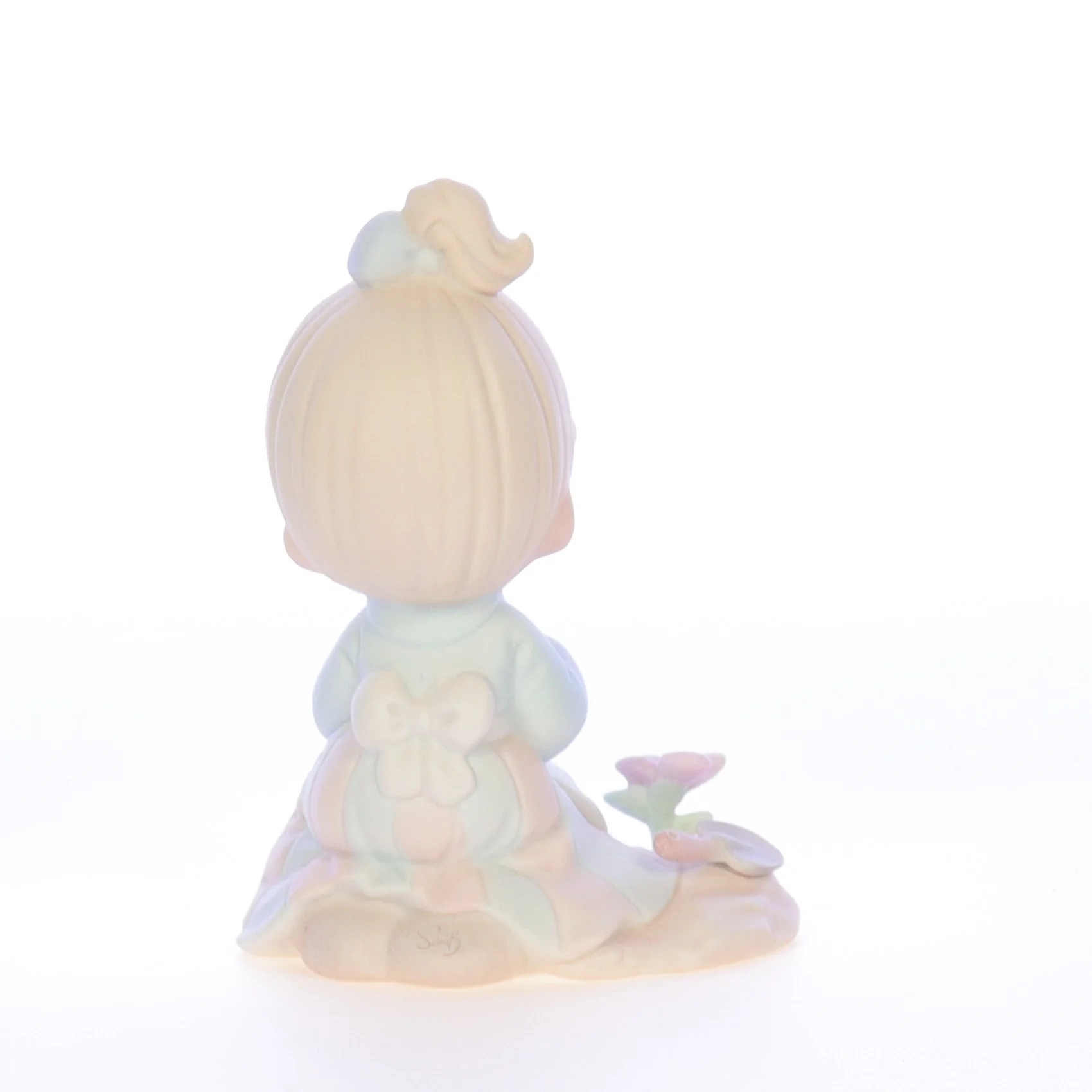 Precious Moments Vintage 1992 Porcelain Figurine Sowing the Seeds of Love PM922 - Image 5