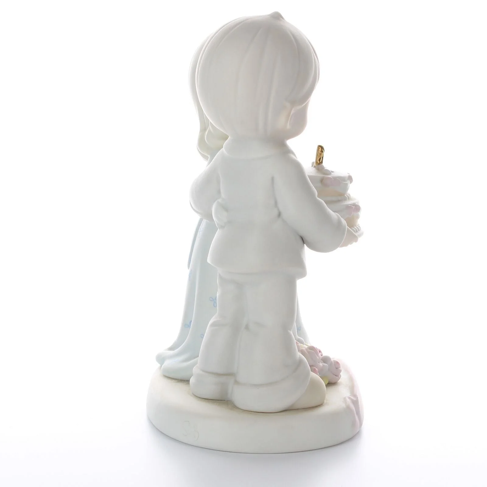 Precious Moments Vintage Porcelain Figurine Enesco 1995 Year Of Blessings 163783 - Image 7