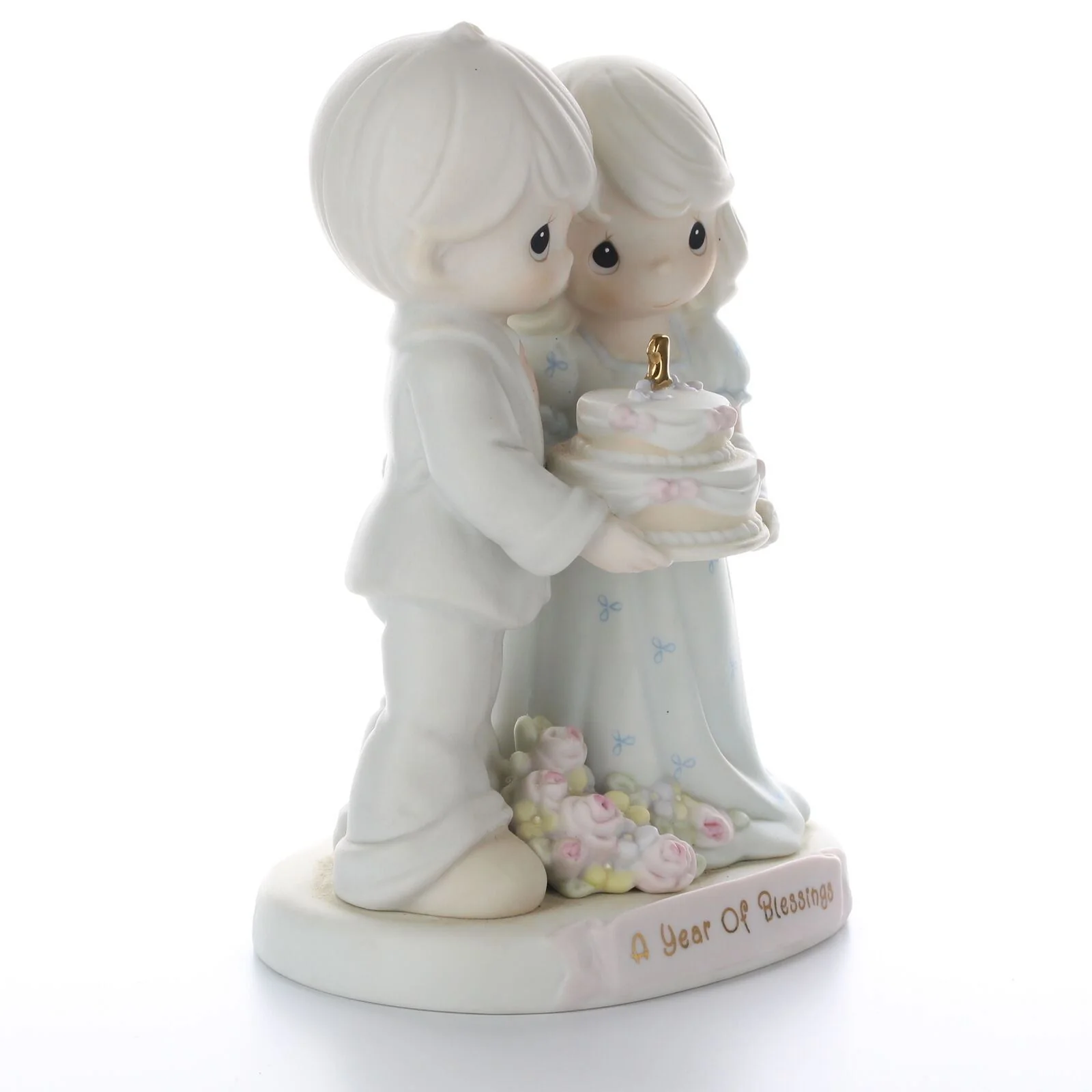 Precious Moments Vintage Porcelain Figurine Enesco 1995 Year Of Blessings 163783 - Image 8
