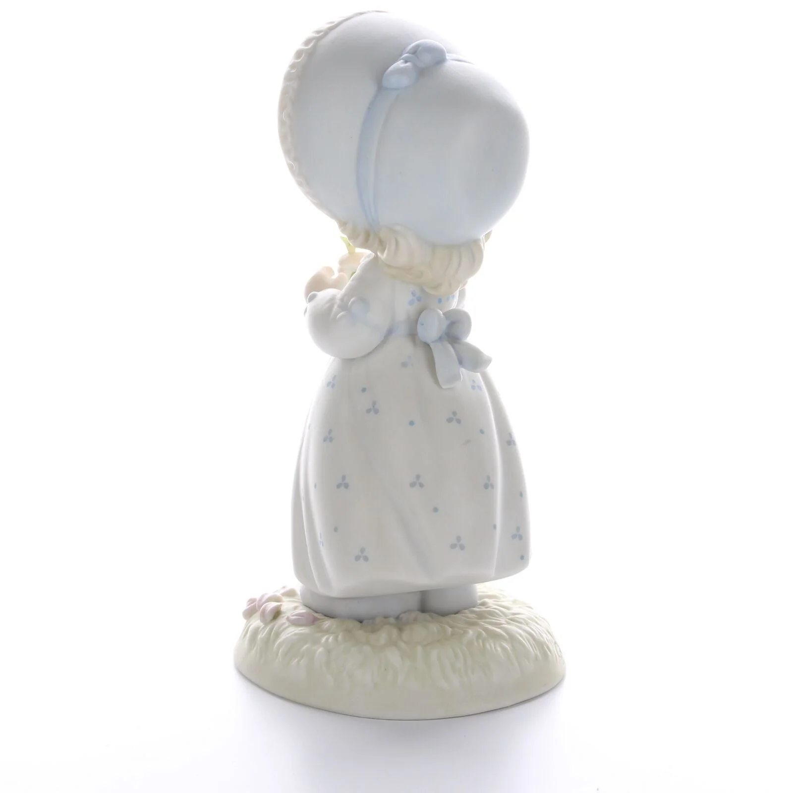 Precious Moments Vintage Porcelain Valentine's Day Figurine 1990 He Loves Me - Image 4
